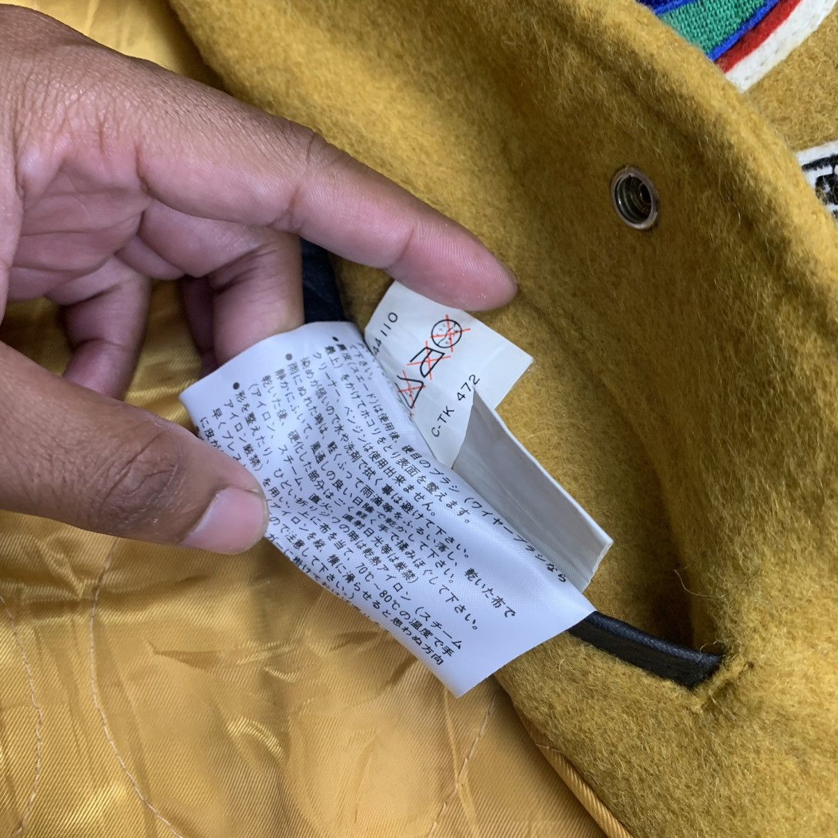 Japanese Brand × Vintage 🔥NK179🔥Vintage Anecdote Leather varsity jackets Size US L / EU 52-54 / 3 - 12 Thumbnail