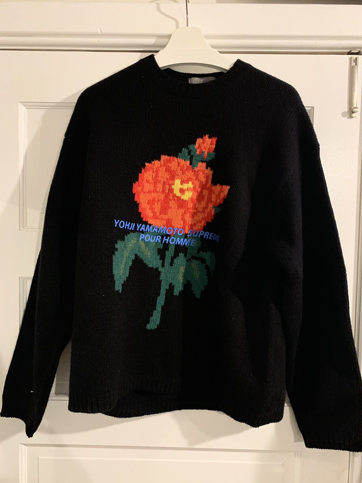 Supreme Supreme Yamamoto Sweater Rose Sz M | Grailed