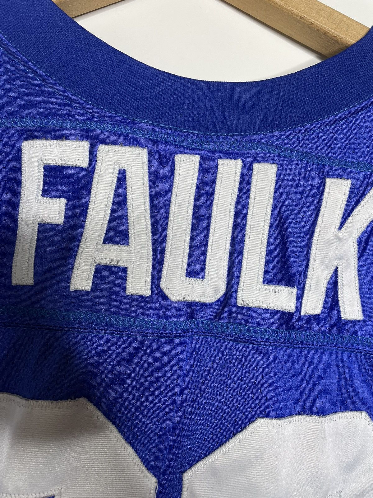 NFL Vintage MARSHALL FAULK COLTS WILSON PROLINE JERSEY sz 48 Size US XL / EU 56 / 4 - 4 Thumbnail