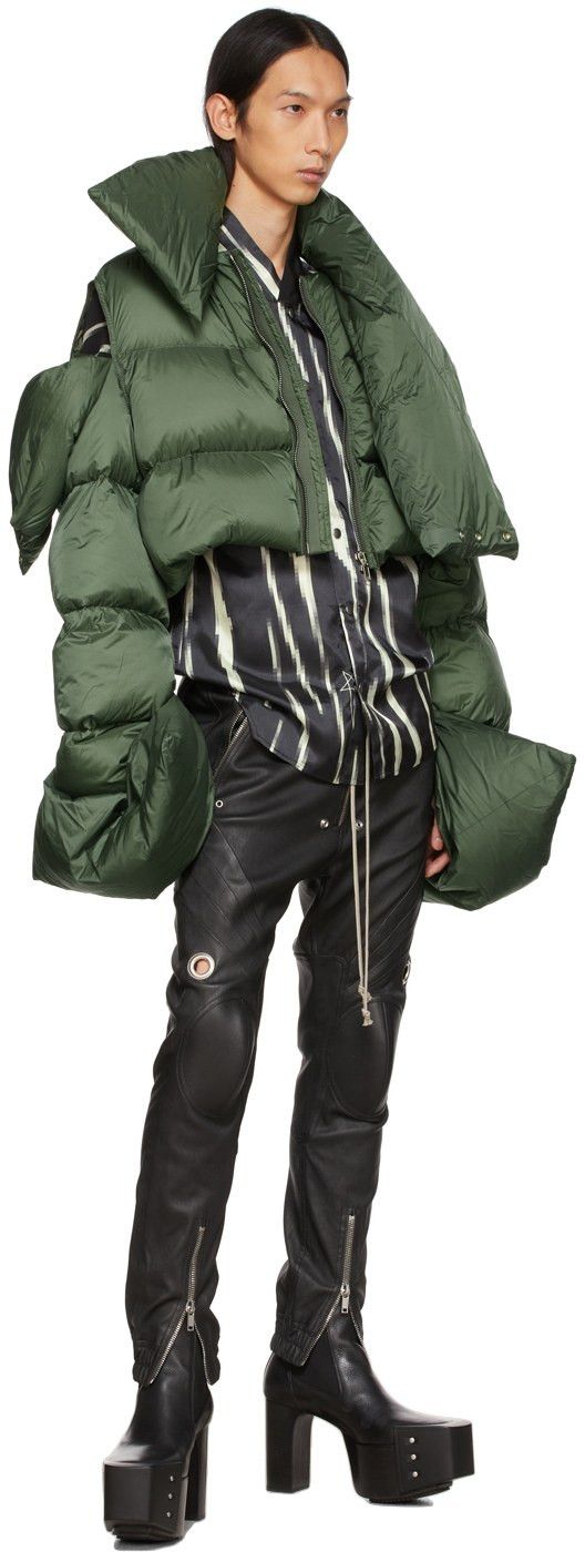 Rick Owens Rick Owens Gethsmane Babel Mountain Cropped Down Jacket Size US M / EU 48-50 / 2 - 4 Thumbnail