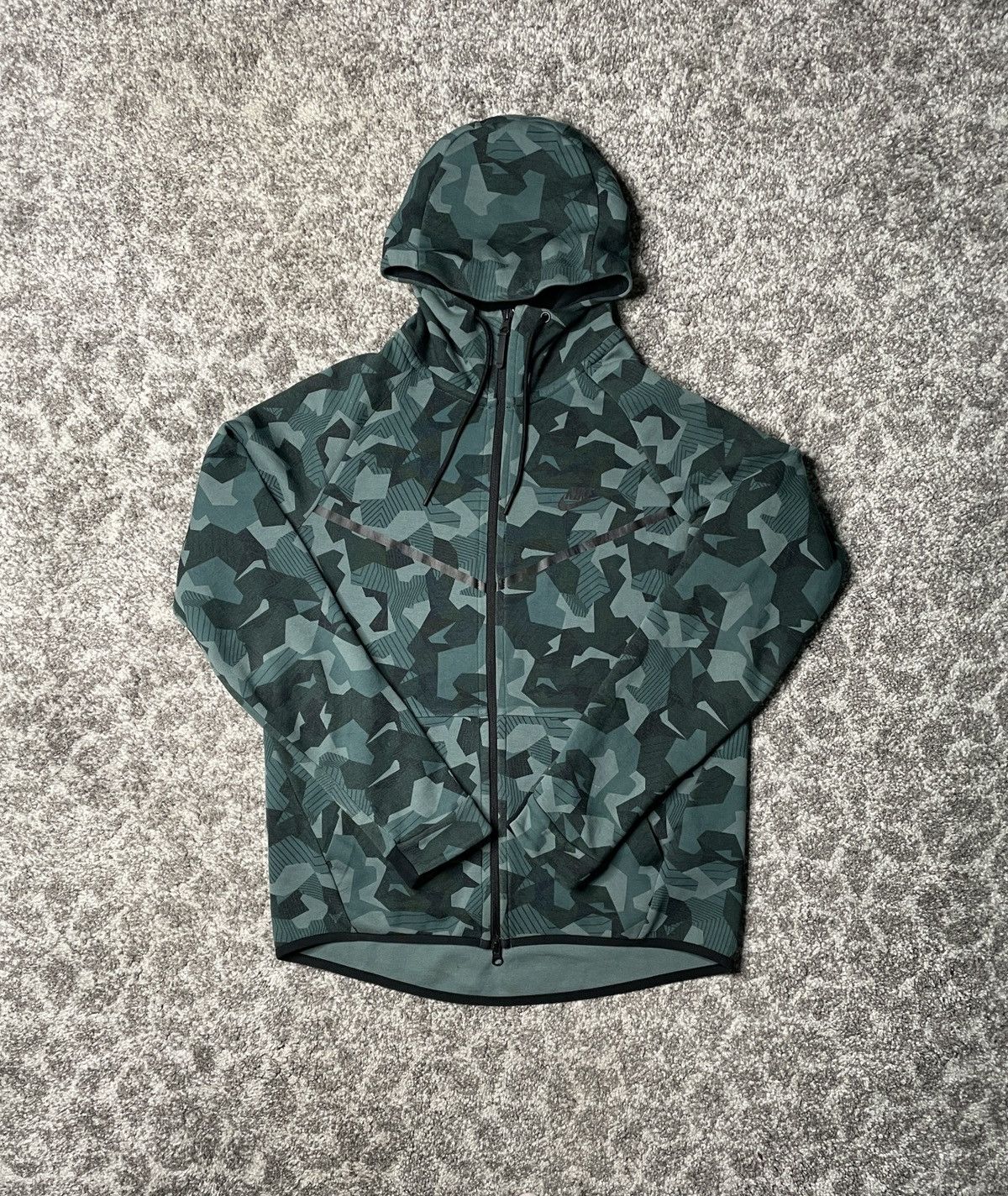 Nike Multicolor Camo Moro Zip Hoodie Jacket Tech Fleece Nike | Grailed