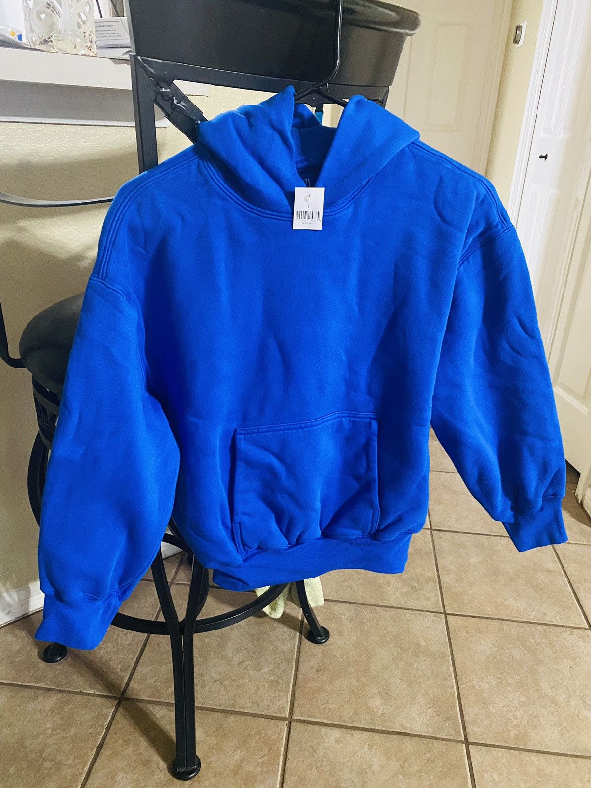 Yeezy Gap Blue Hoodie | Grailed