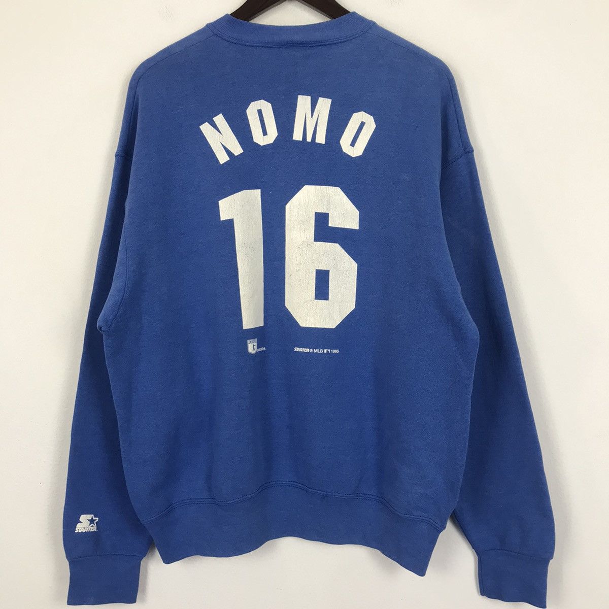 MLB × Starter × Vintage 💣OFFER 95’s MLB DODGERS by STARTER Sweatshirt Size US L / EU 52-54 / 3 - 3 Thumbnail