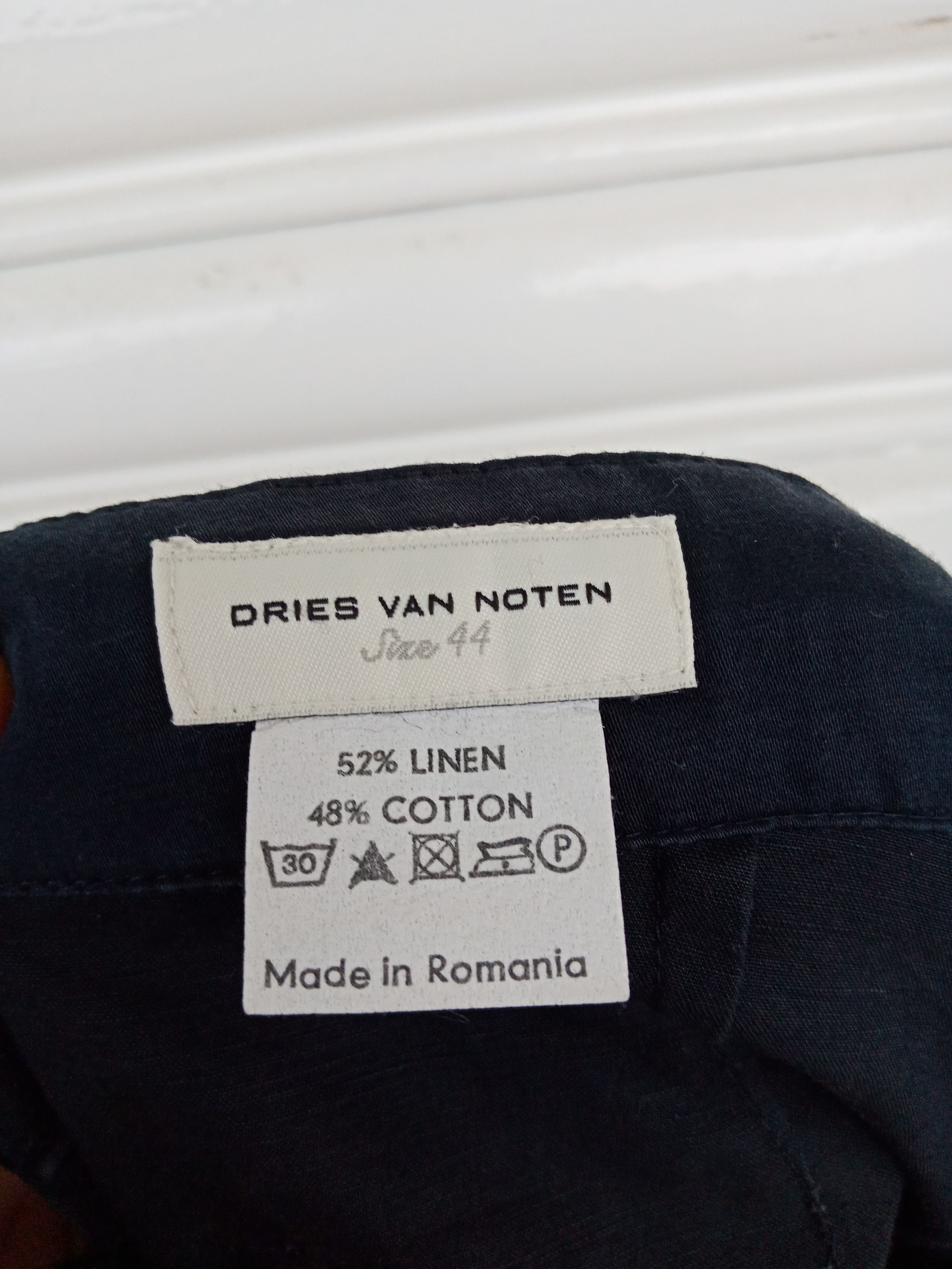 Dries Van Noten Dries Van Noten Linen Cotton Avant Garde Made in Romania Size US 34 / EU 50 - 12 Thumbnail