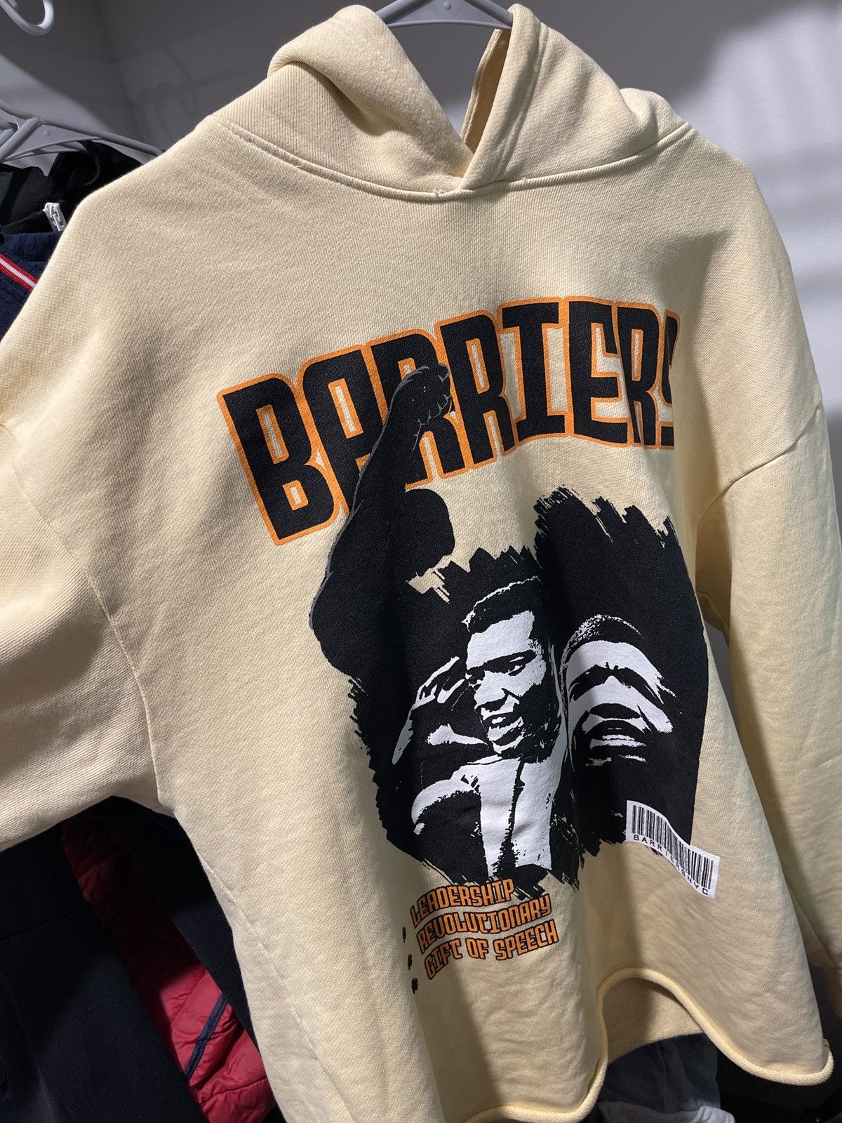 Barriers Barriers Fred Hampton Creme Hoodie Butter authentic Size US XL / EU 56 / 4 - 1 Thumbnail
