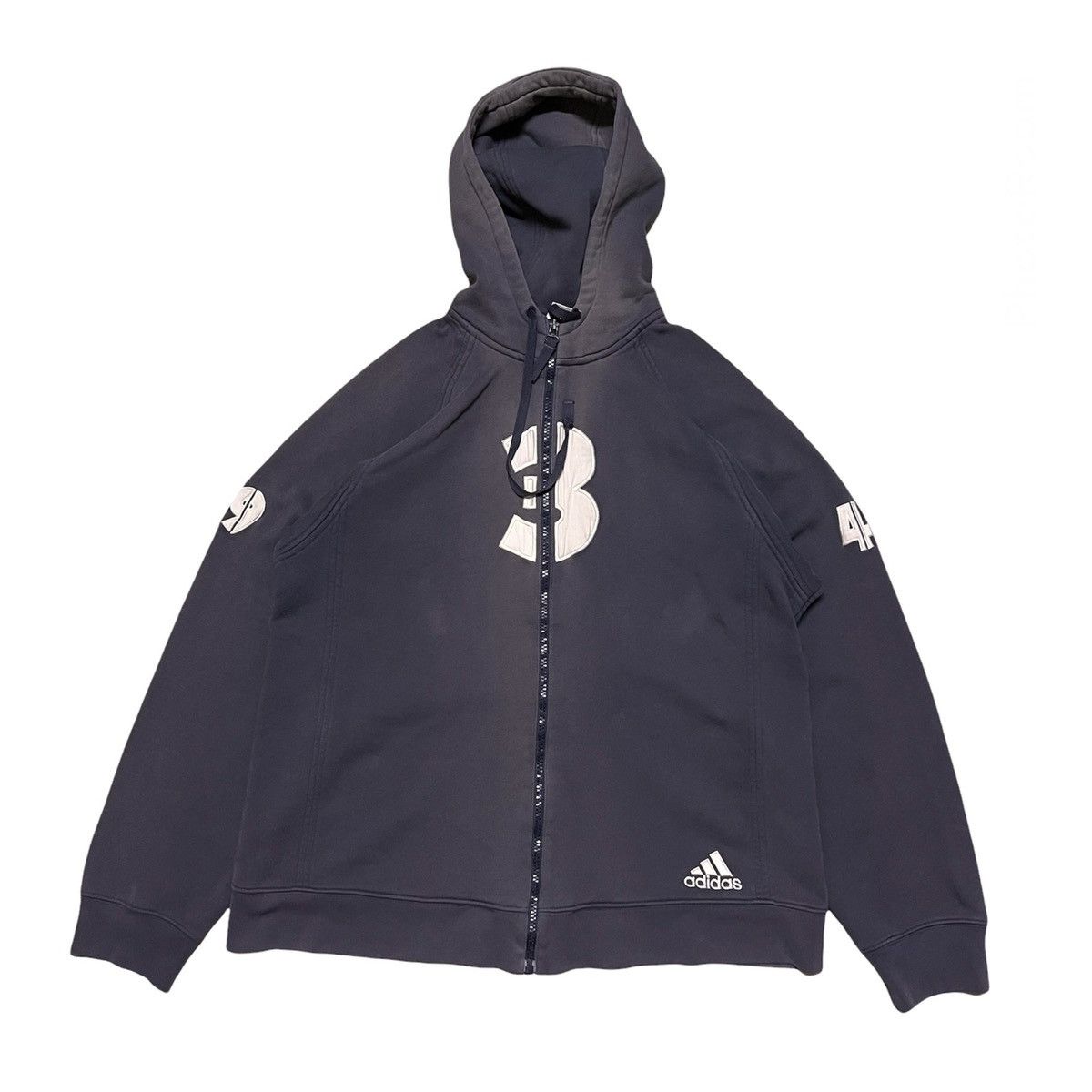 Vintage Adidas Sweater Hoodie Distressed Style