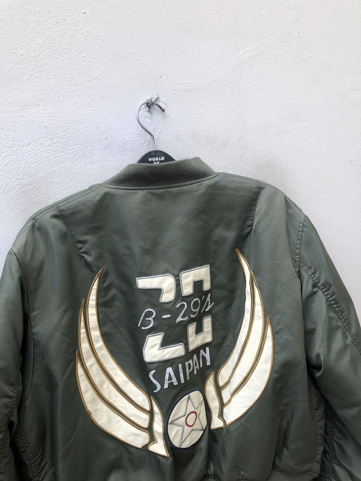 Avirex Vintage Avirex Ma-1 Embroidery Flight Bomber Jacket Size US XL / EU 56 / 4 - 4 Thumbnail