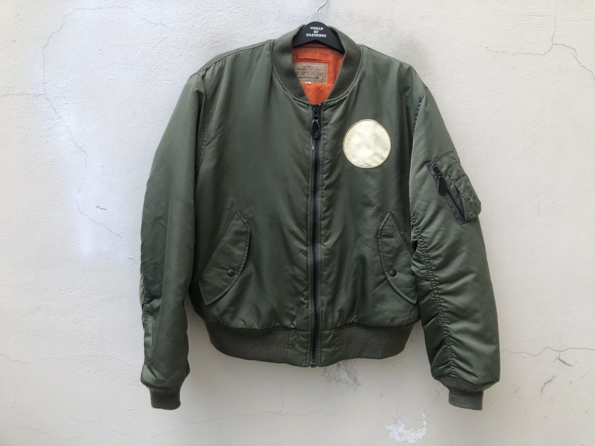 Avirex Vintage Avirex Ma-1 Embroidery Flight Bomber Jacket Size US XL / EU 56 / 4 - 9 Thumbnail