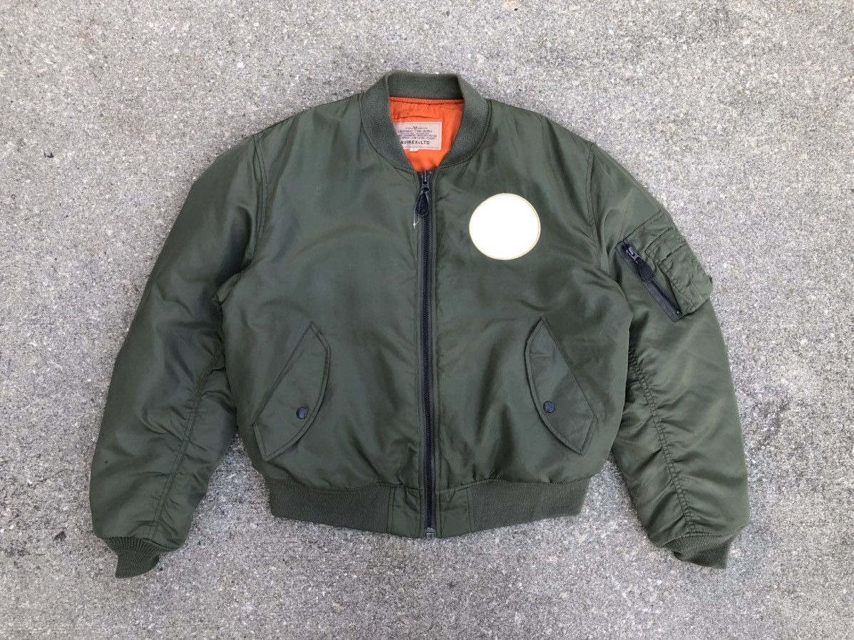 Avirex Vintage Avirex Ma-1 Embroidery Flight Bomber Jacket Size US XL / EU 56 / 4 - 2 Thumbnail