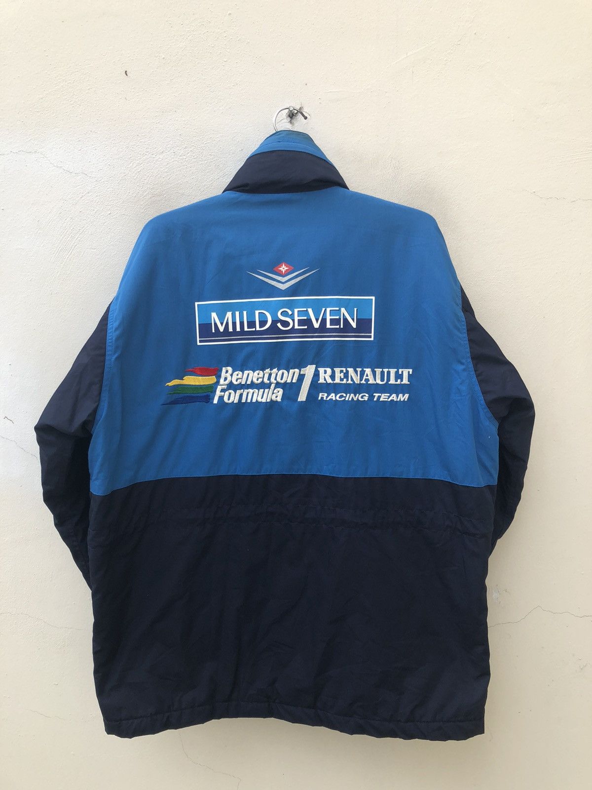 Benetton Vintage 90s Benetton Formula 1 Racing Team Parka Jacket Size US L / EU 52-54 / 3 - 3 Thumbnail