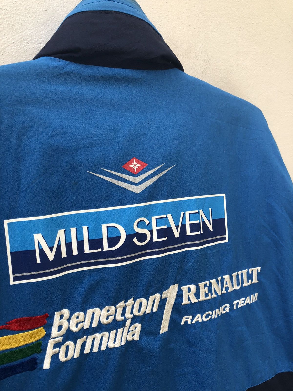 Benetton Vintage 90s Benetton Formula 1 Racing Team Parka Jacket Size US L / EU 52-54 / 3 - 5 Thumbnail