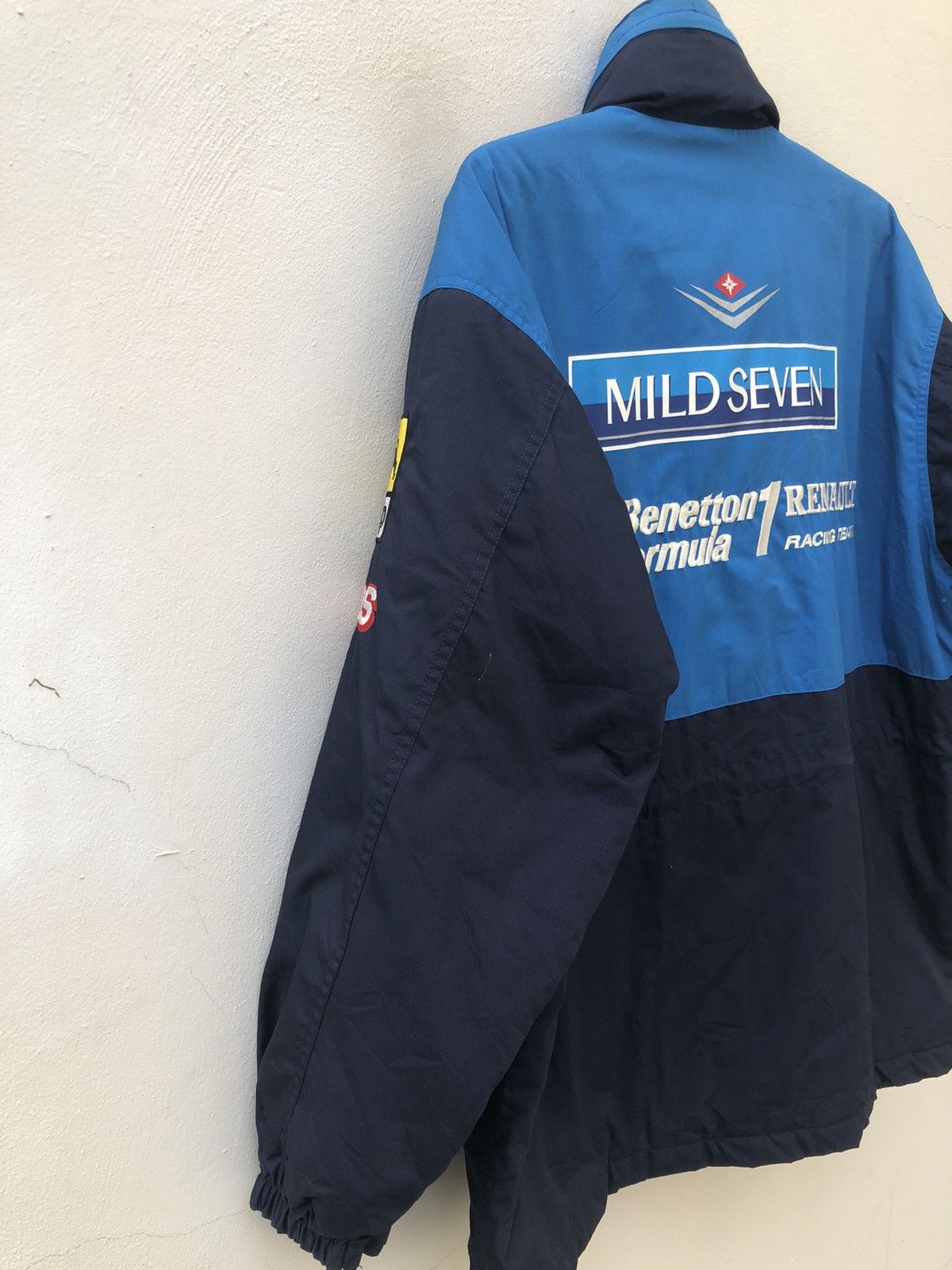 Benetton Vintage 90s Benetton Formula 1 Racing Team Parka Jacket Size US L / EU 52-54 / 3 - 7 Thumbnail