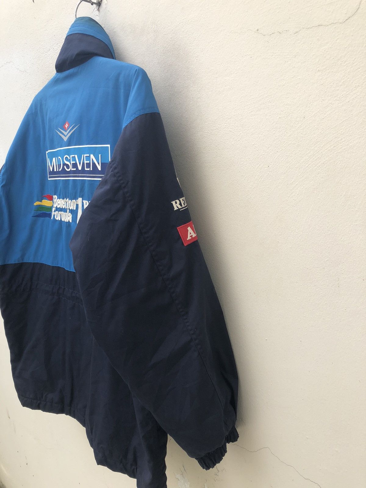 Benetton Vintage 90s Benetton Formula 1 Racing Team Parka Jacket Size US L / EU 52-54 / 3 - 6 Thumbnail