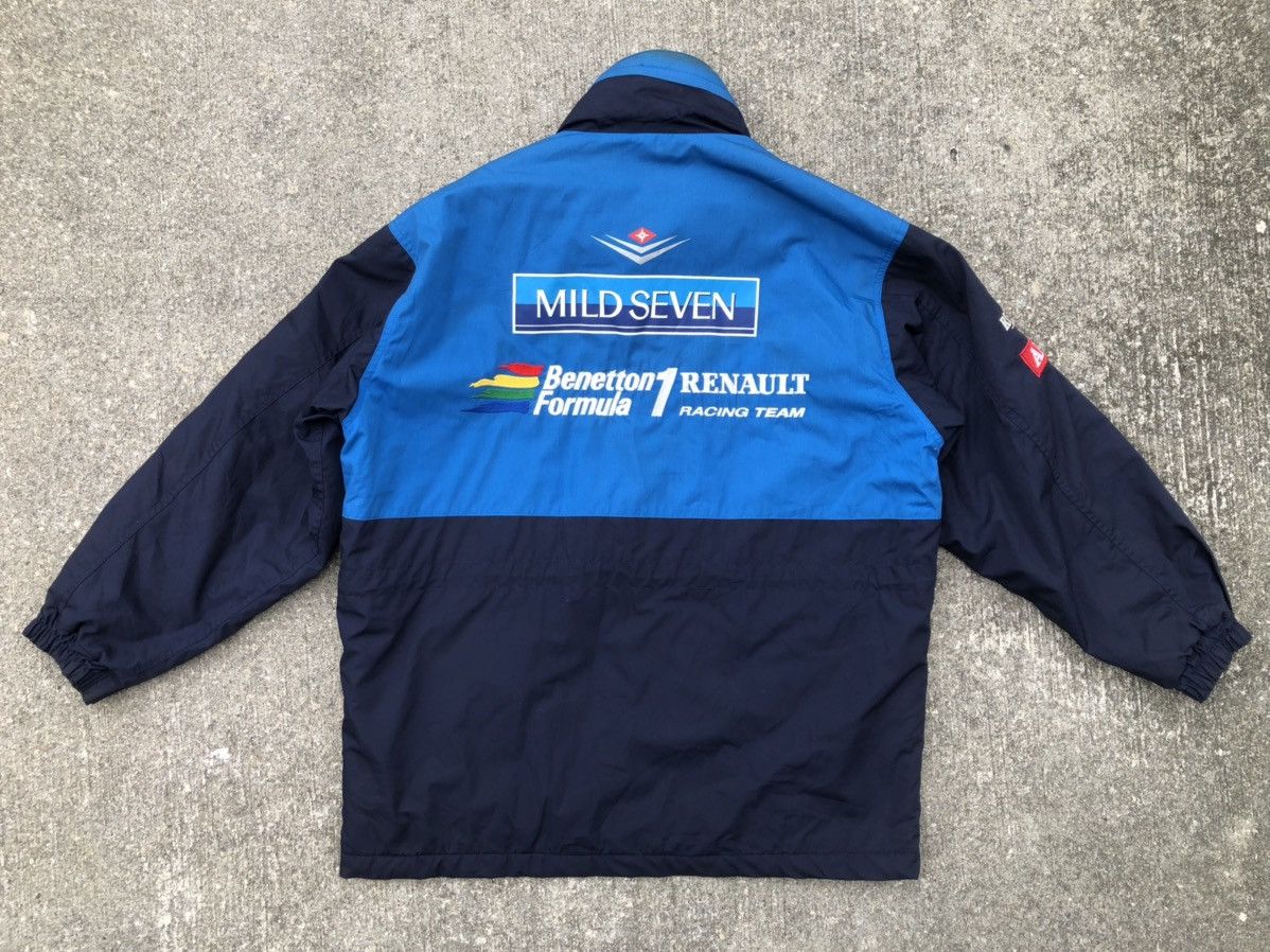 Benetton Vintage 90s Benetton Formula 1 Racing Team Parka Jacket Size US L / EU 52-54 / 3 - 1 Thumbnail