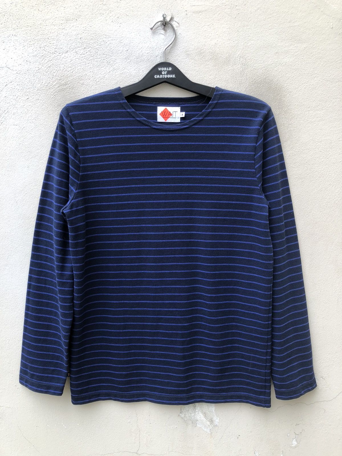 Vintage Vintage WAIT Made in France Striped Long Sleeve T shirt Size US M / EU 48-50 / 2 - 3 Thumbnail