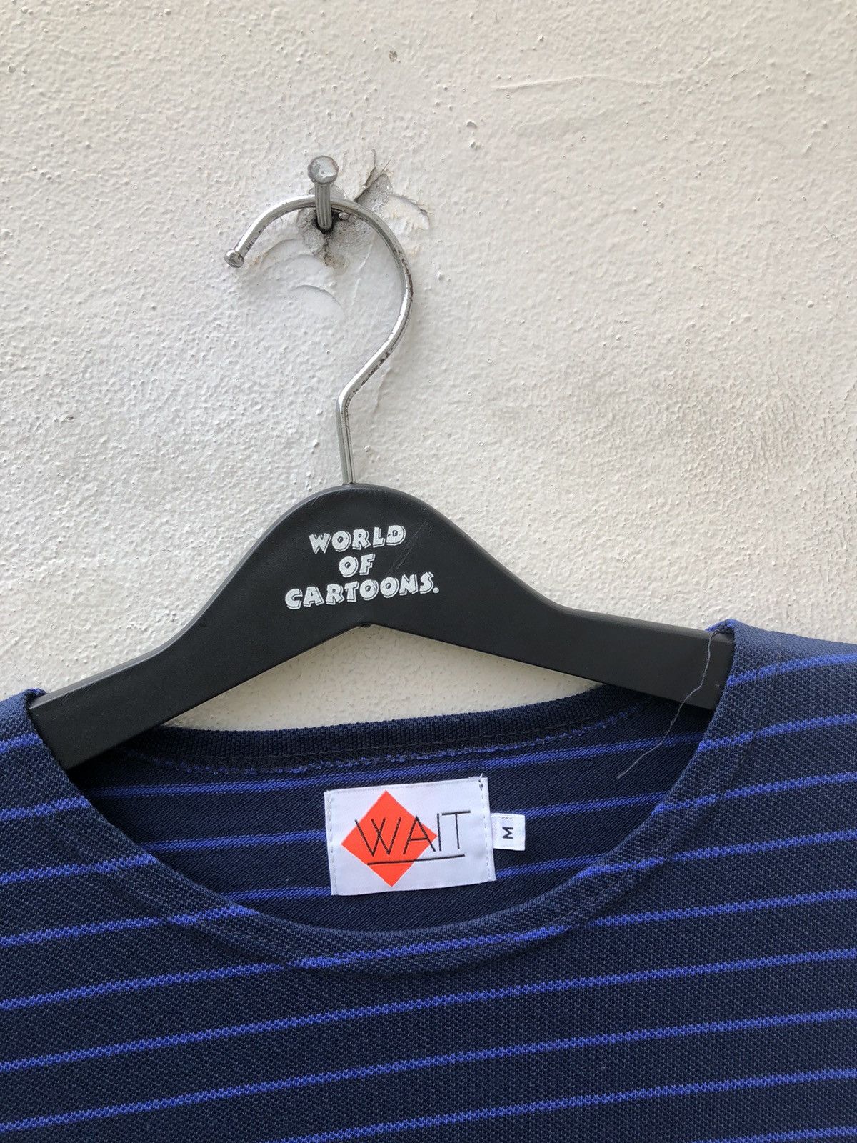 Vintage Vintage WAIT Made in France Striped Long Sleeve T shirt Size US M / EU 48-50 / 2 - 4 Thumbnail