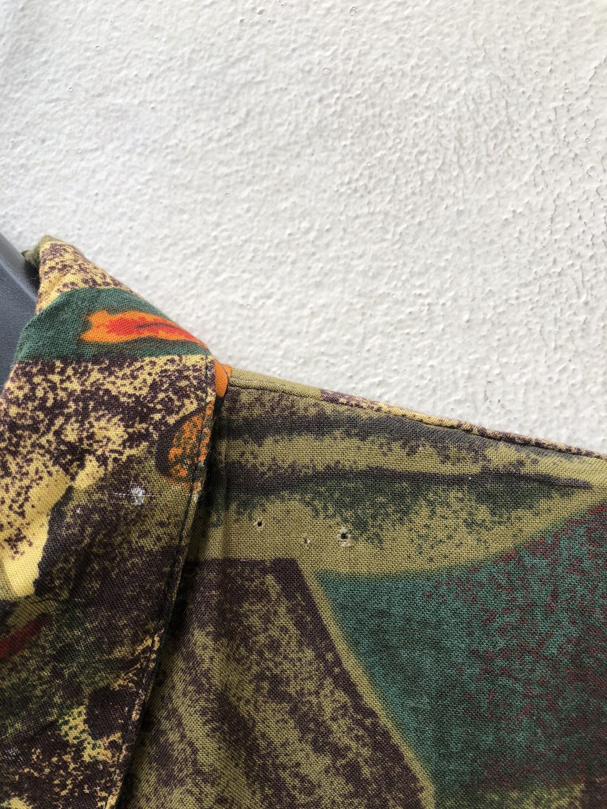 Vintage Vintage 90s SecondClub Abstract Art Rayon Gypsy Shirt Baggy Size US S / EU 44-46 / 1 - 5 Thumbnail