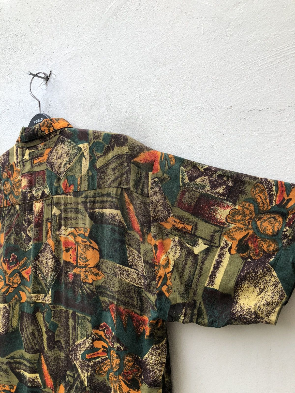 Vintage Vintage 90s SecondClub Abstract Art Rayon Gypsy Shirt Baggy Size US S / EU 44-46 / 1 - 13 Thumbnail