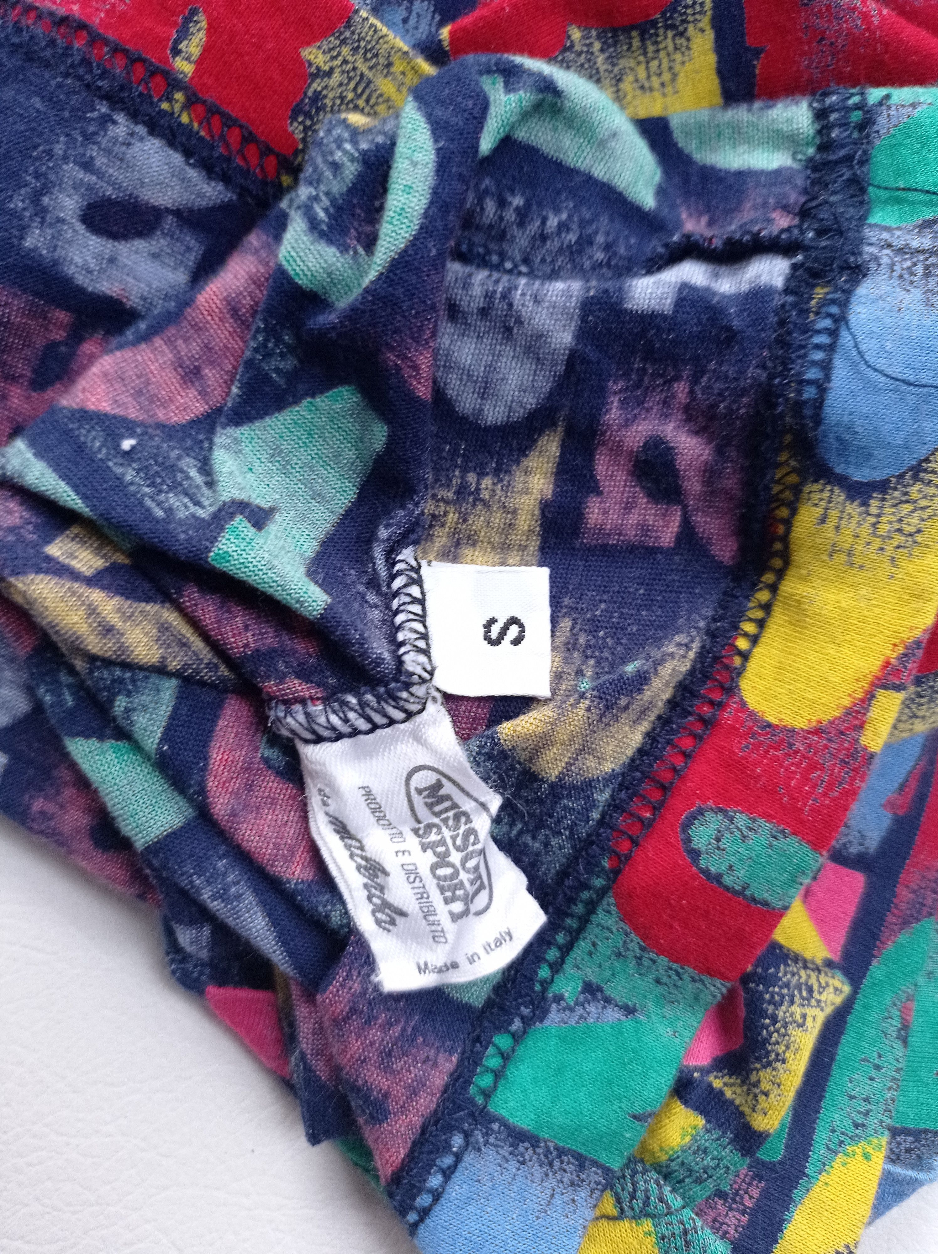 Missoni × Vintage 80s missoni sports fullprint polo shirt Size US S / EU 44-46 / 1 - 4 Thumbnail