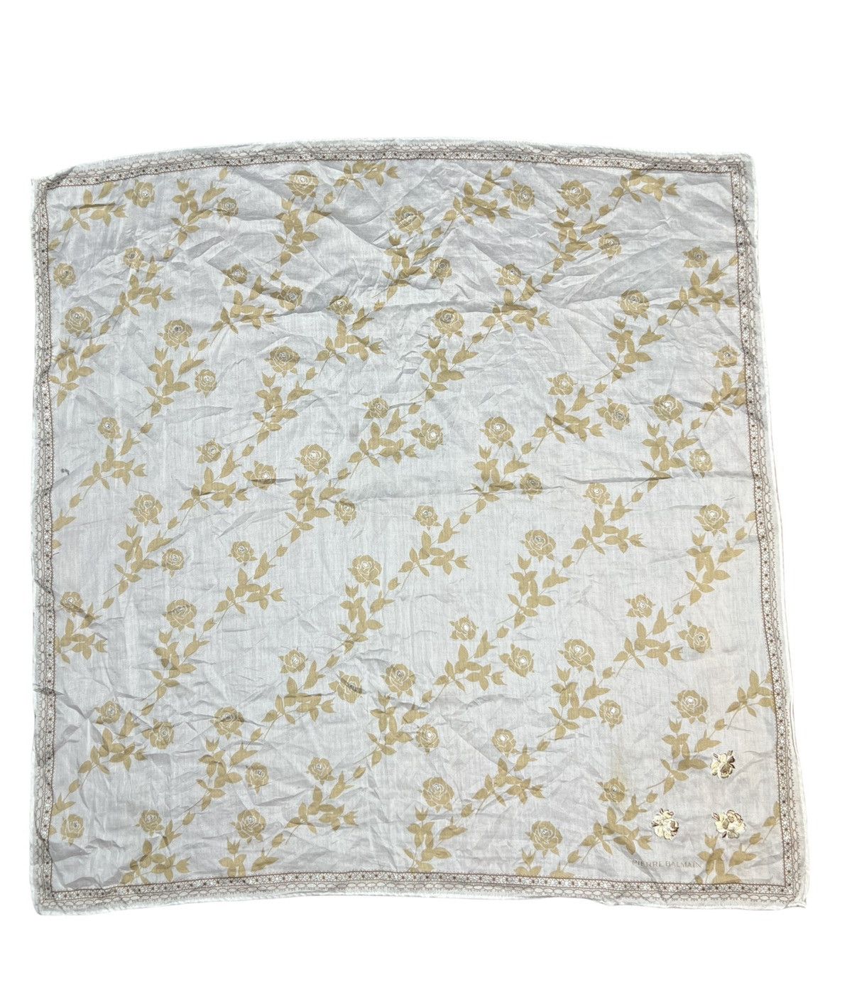 Pierre Balmain Bandana Handkerchief Neckerchief #G031