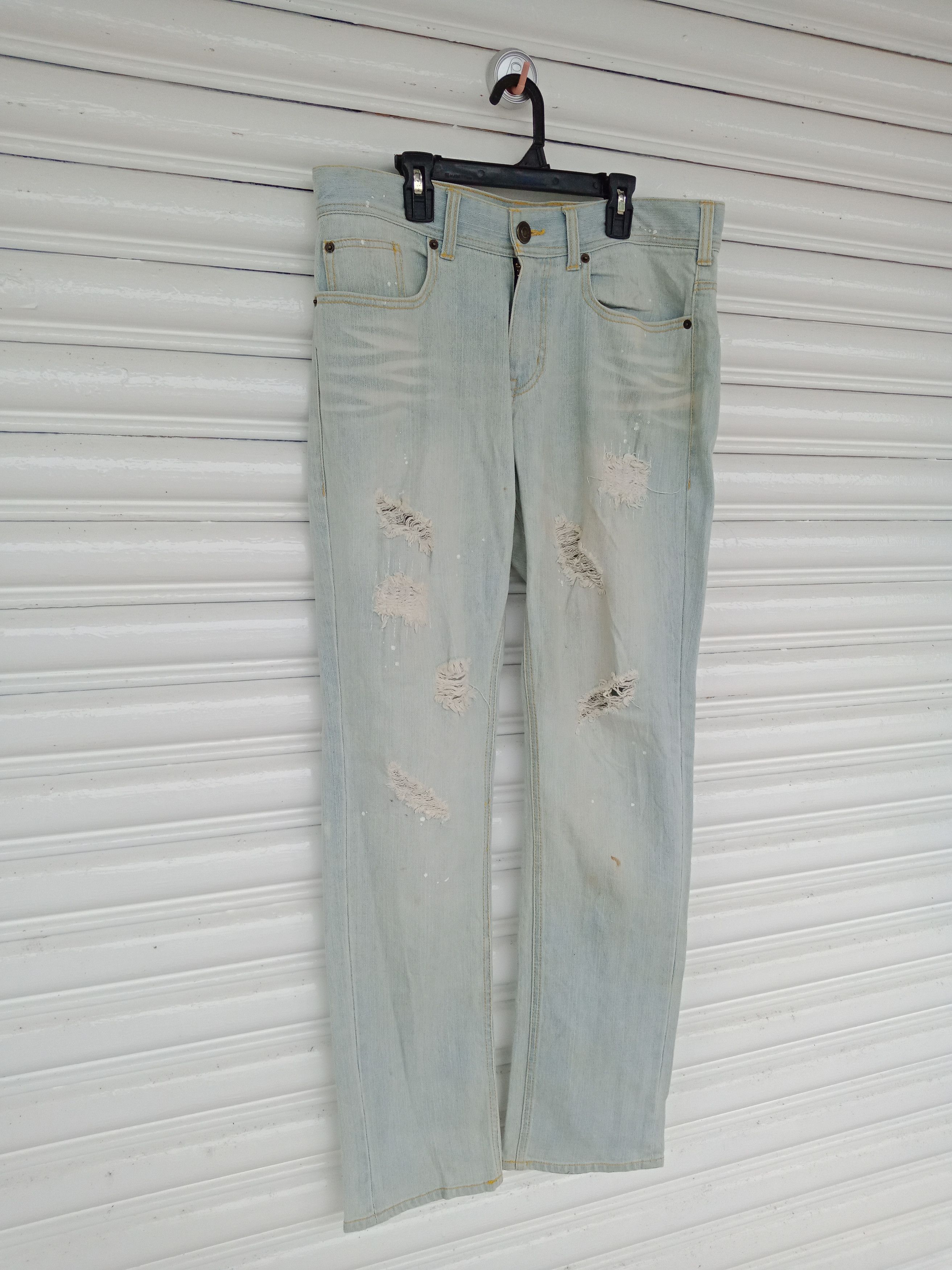 semanticdesign Beno Distressed Paints Denim Size US 33 - 6 Thumbnail