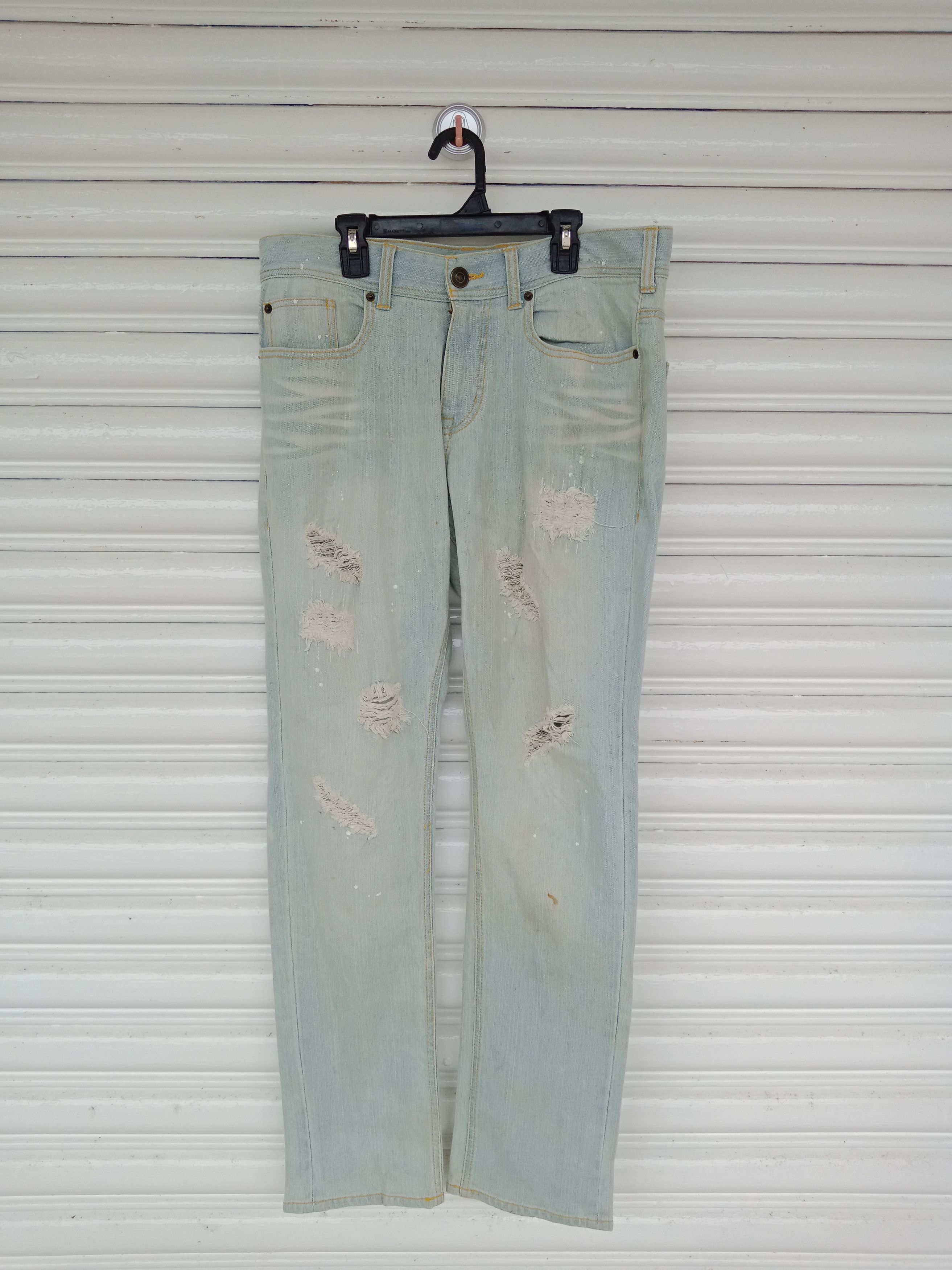 semanticdesign Beno Distressed Paints Denim Size US 33 - 1 Thumbnail