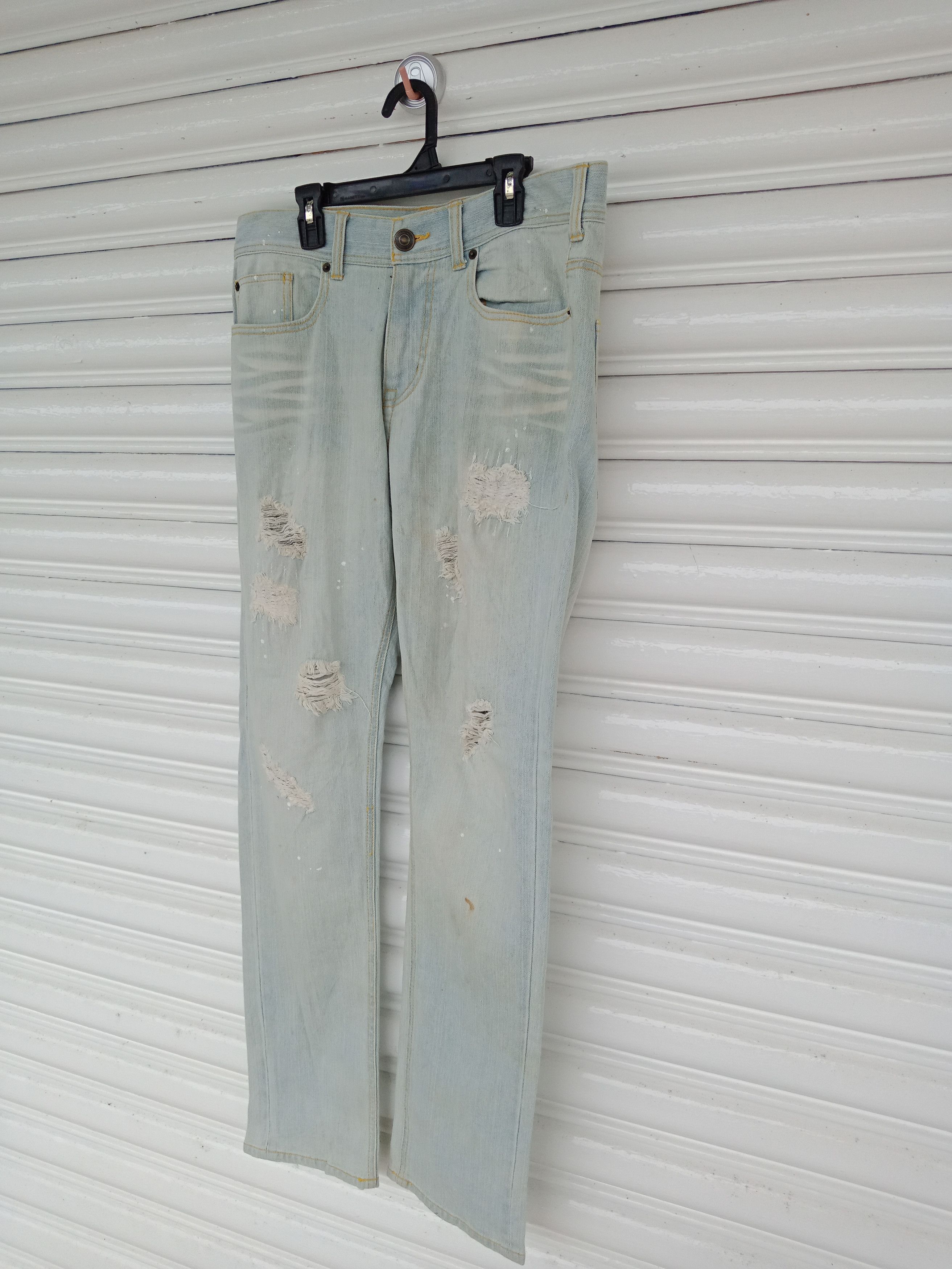 semanticdesign Beno Distressed Paints Denim Size US 33 - 5 Thumbnail