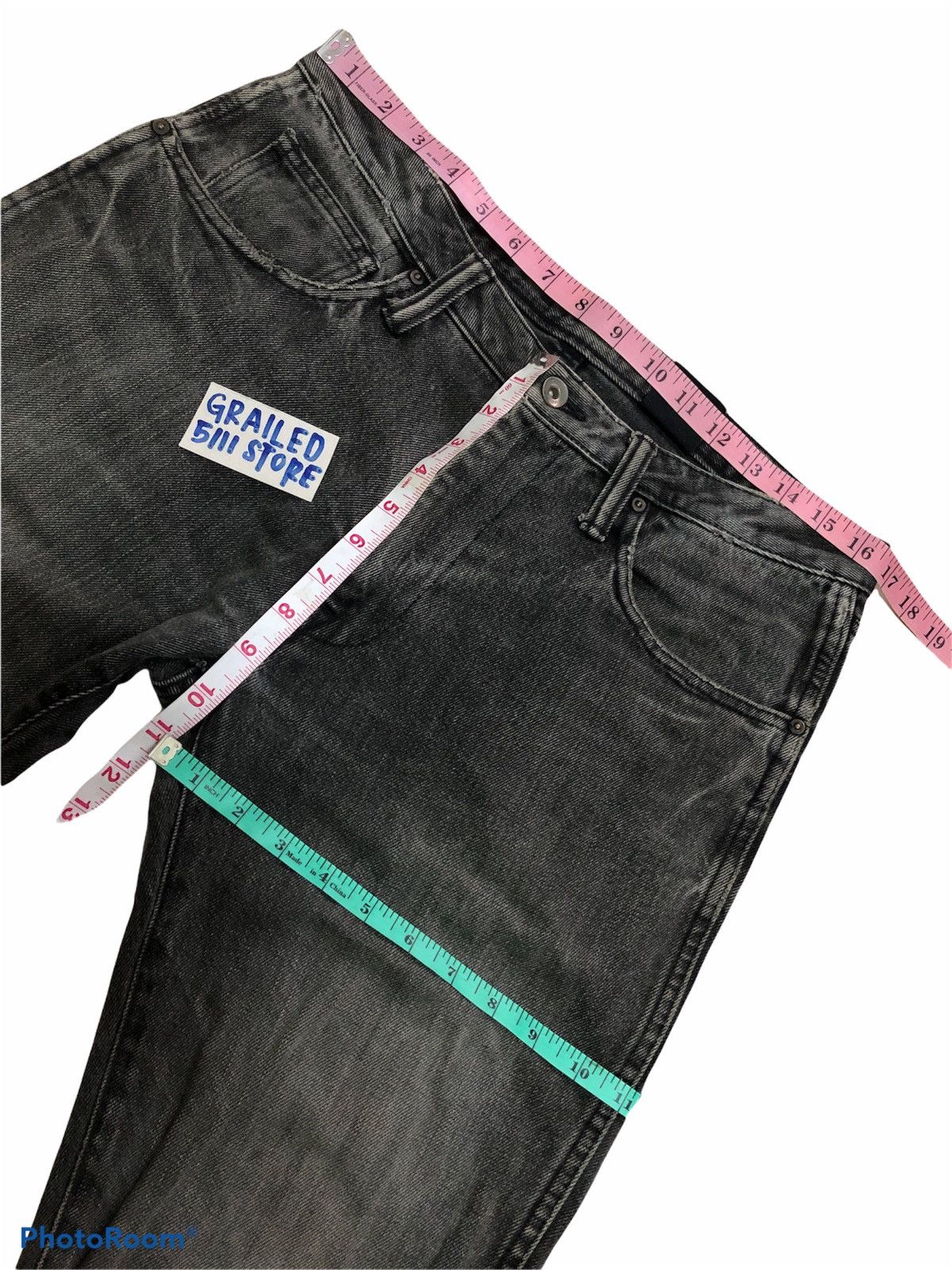 If Six Was Nine ROTT WEILER DISTRESSED DENIM Size US 33 - 11 Thumbnail