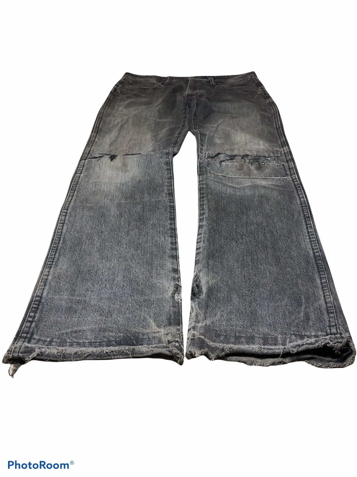 If Six Was Nine ROTT WEILER DISTRESSED DENIM Size US 33 - 5 Thumbnail
