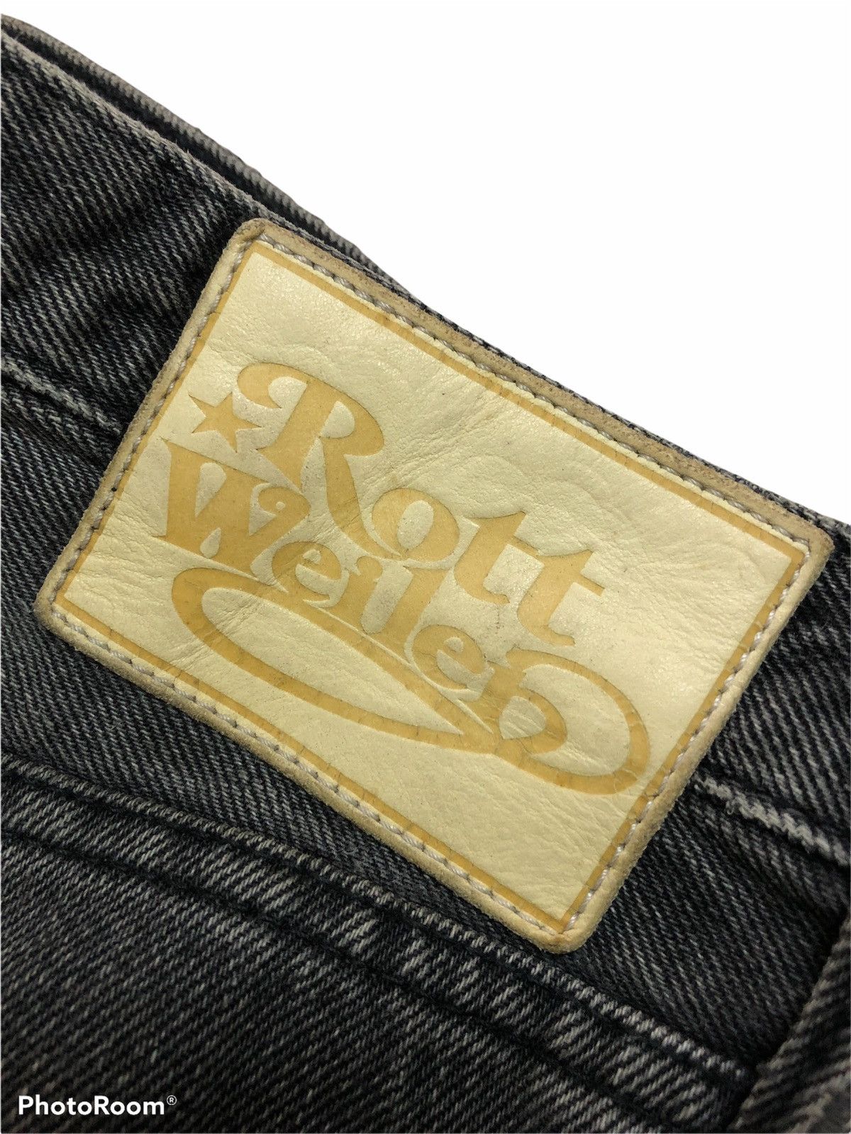 If Six Was Nine ROTT WEILER DISTRESSED DENIM Size US 33 - 10 Thumbnail