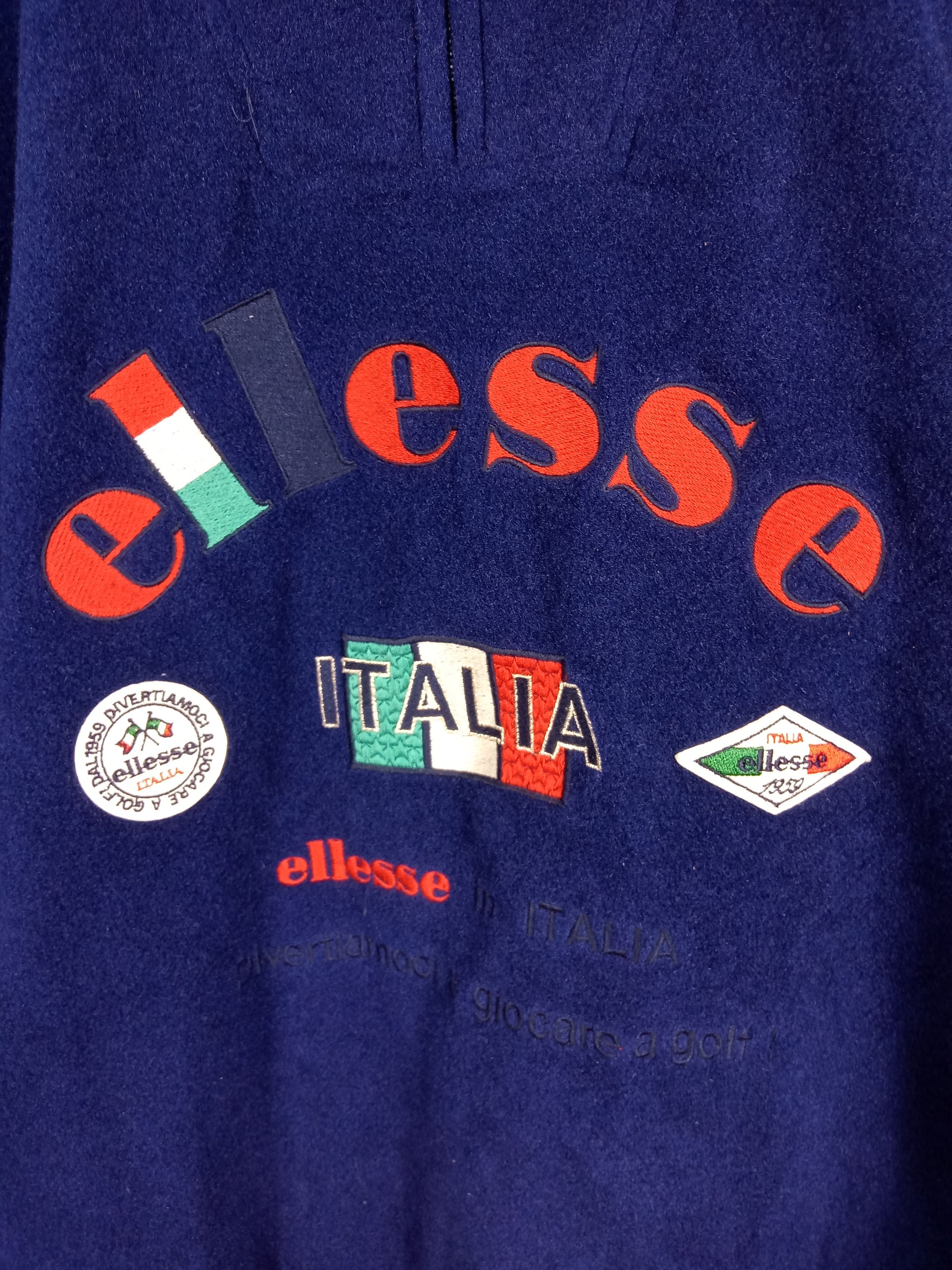 Ellesse × Vintage Vintage Ellesse Golf Fleece Anorak Jacket Size US L / EU 52-54 / 3 - 4 Thumbnail