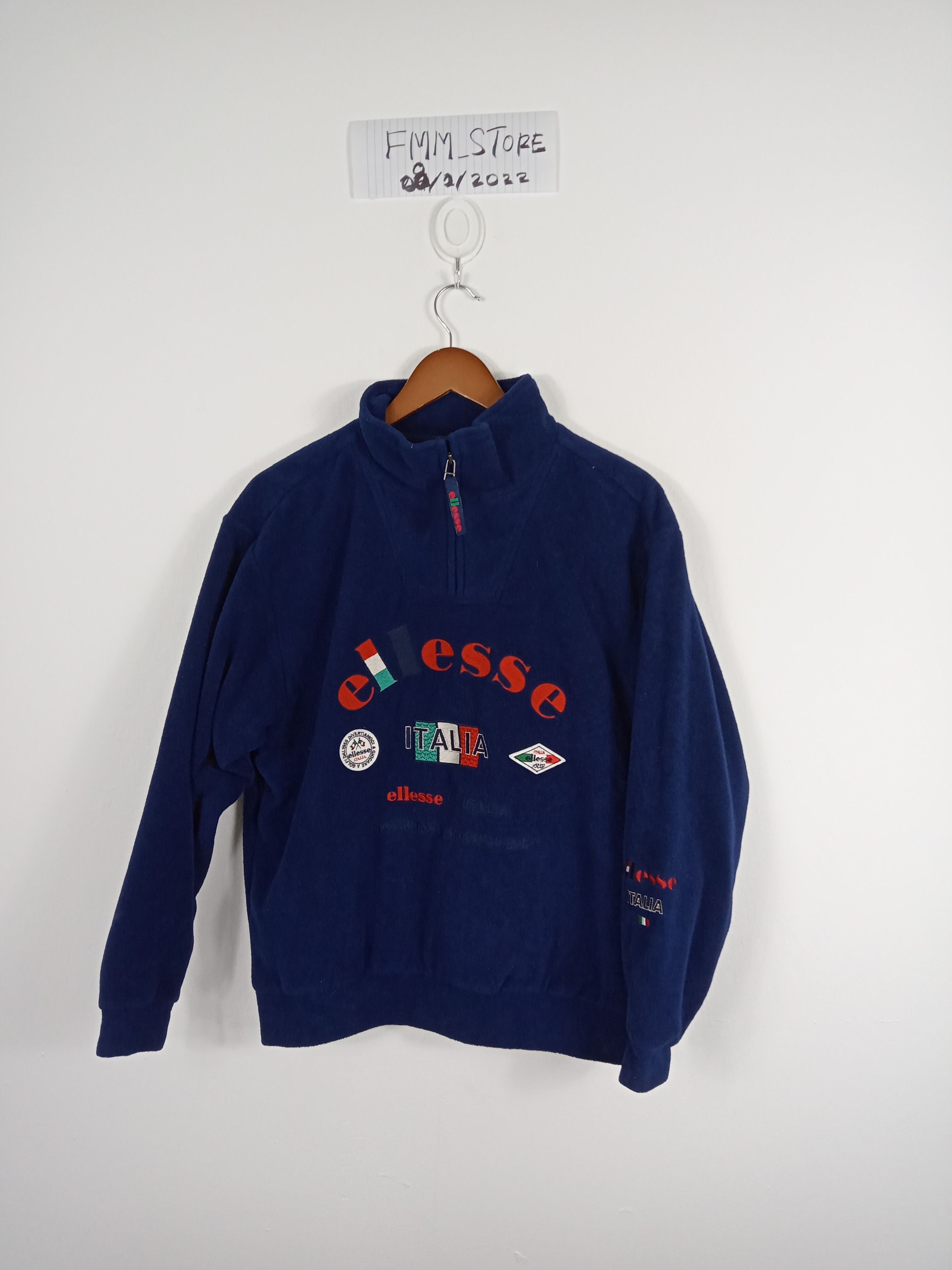 Ellesse × Vintage Vintage Ellesse Golf Fleece Anorak Jacket Size US L / EU 52-54 / 3 - 1 Thumbnail