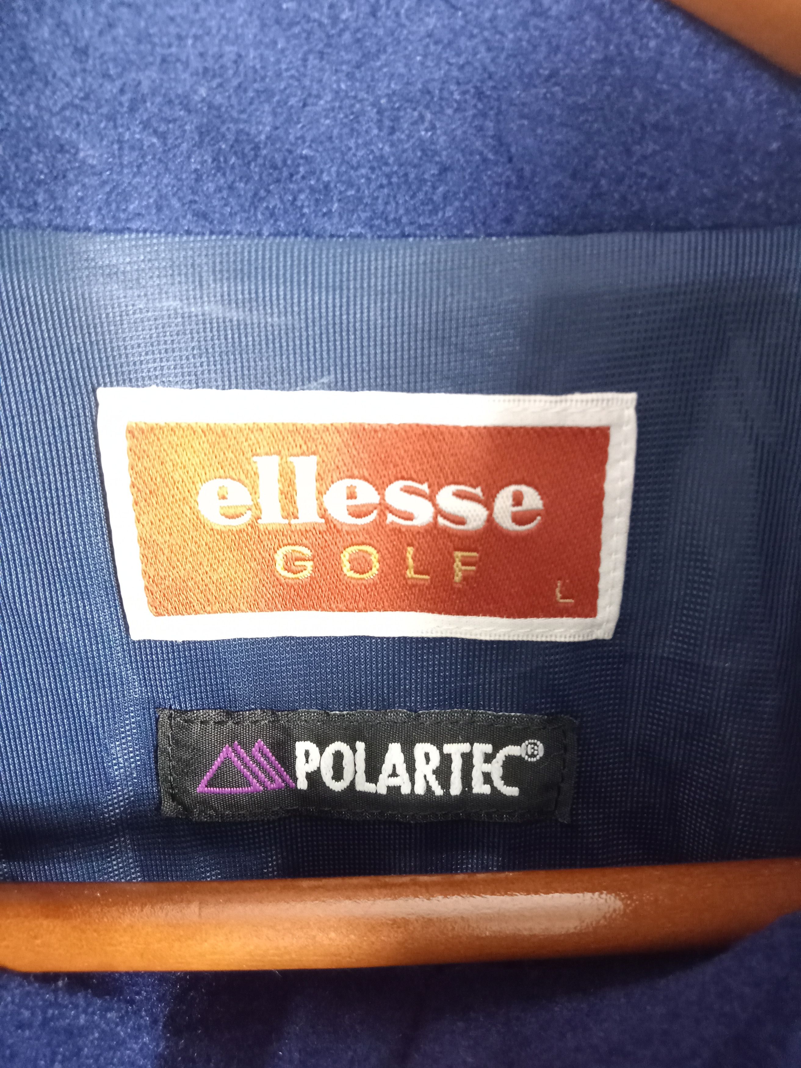 Ellesse × Vintage Vintage Ellesse Golf Fleece Anorak Jacket Size US L / EU 52-54 / 3 - 6 Thumbnail