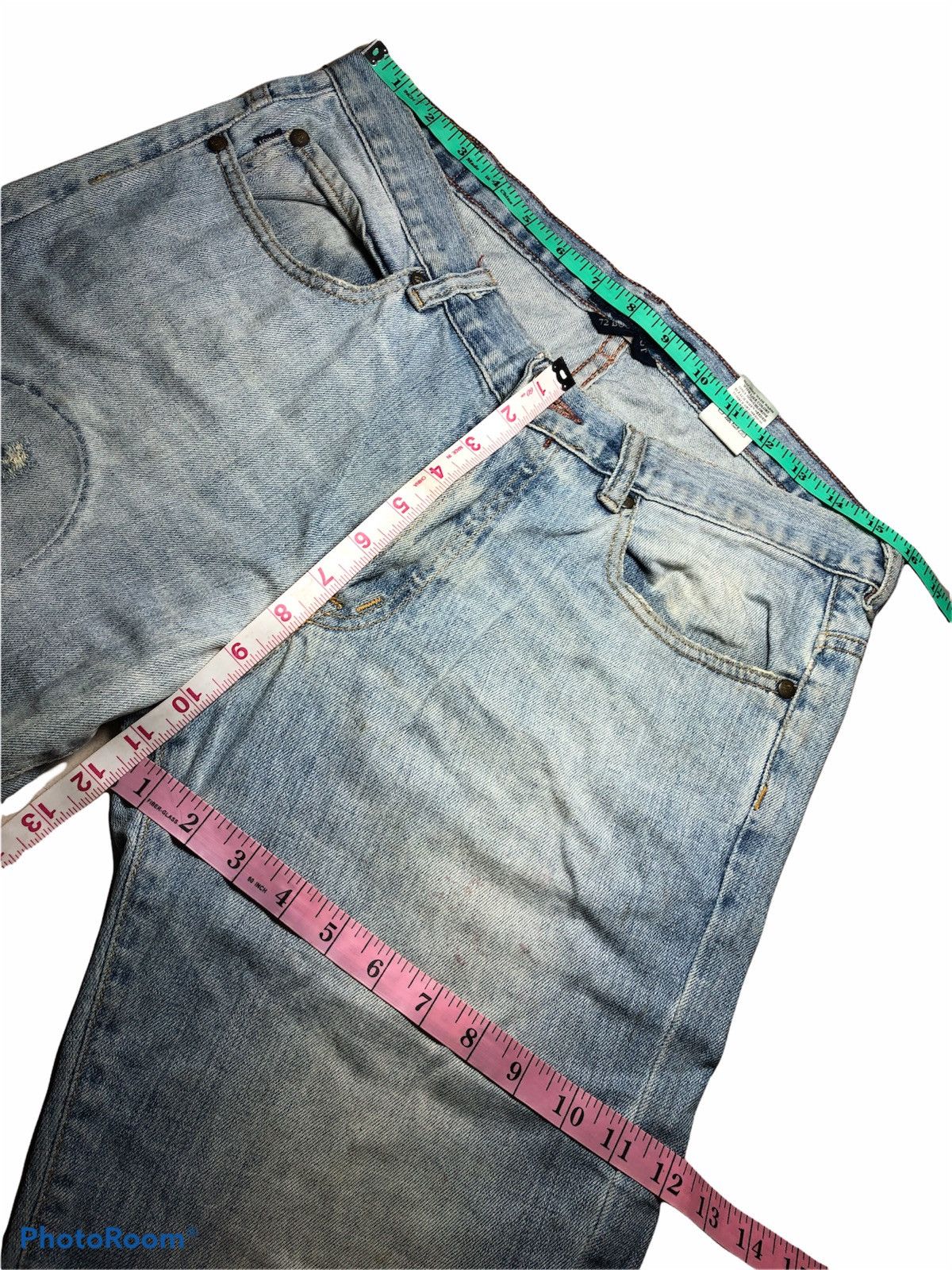 Earl Jeans FLARED⚡️⚡️EARL JEAN LITE BLUE DISTRESSED DENIM Size US 32 / EU 48 - 10 Thumbnail