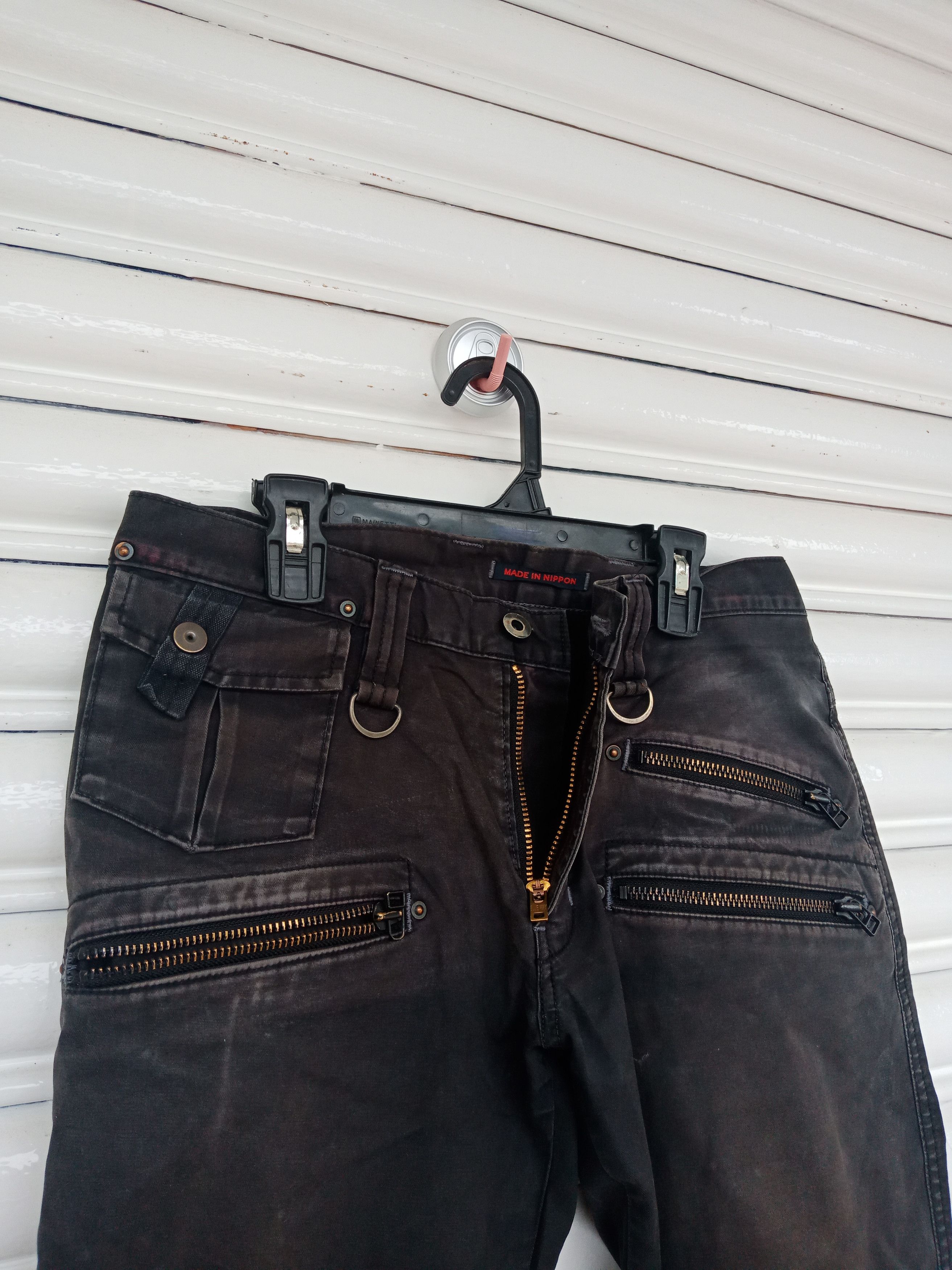 semanticdesign Blue Way Multi Zipper Washed Black Size US 31 - 6 Thumbnail