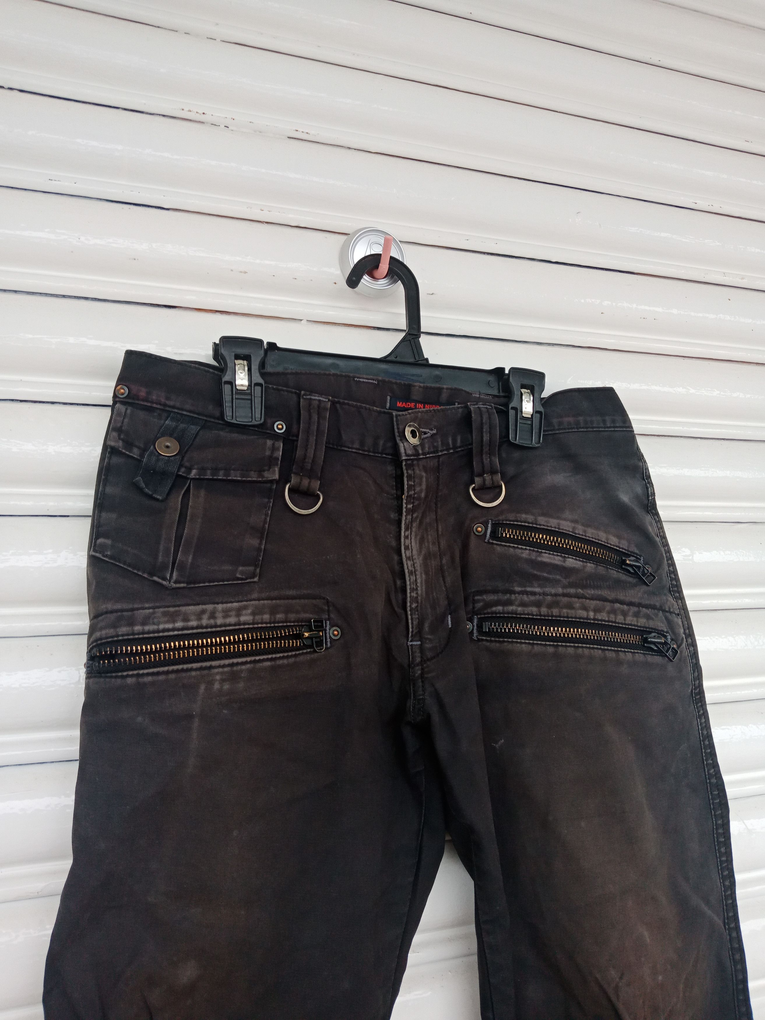 semanticdesign Blue Way Multi Zipper Washed Black Size US 31 - 7 Thumbnail