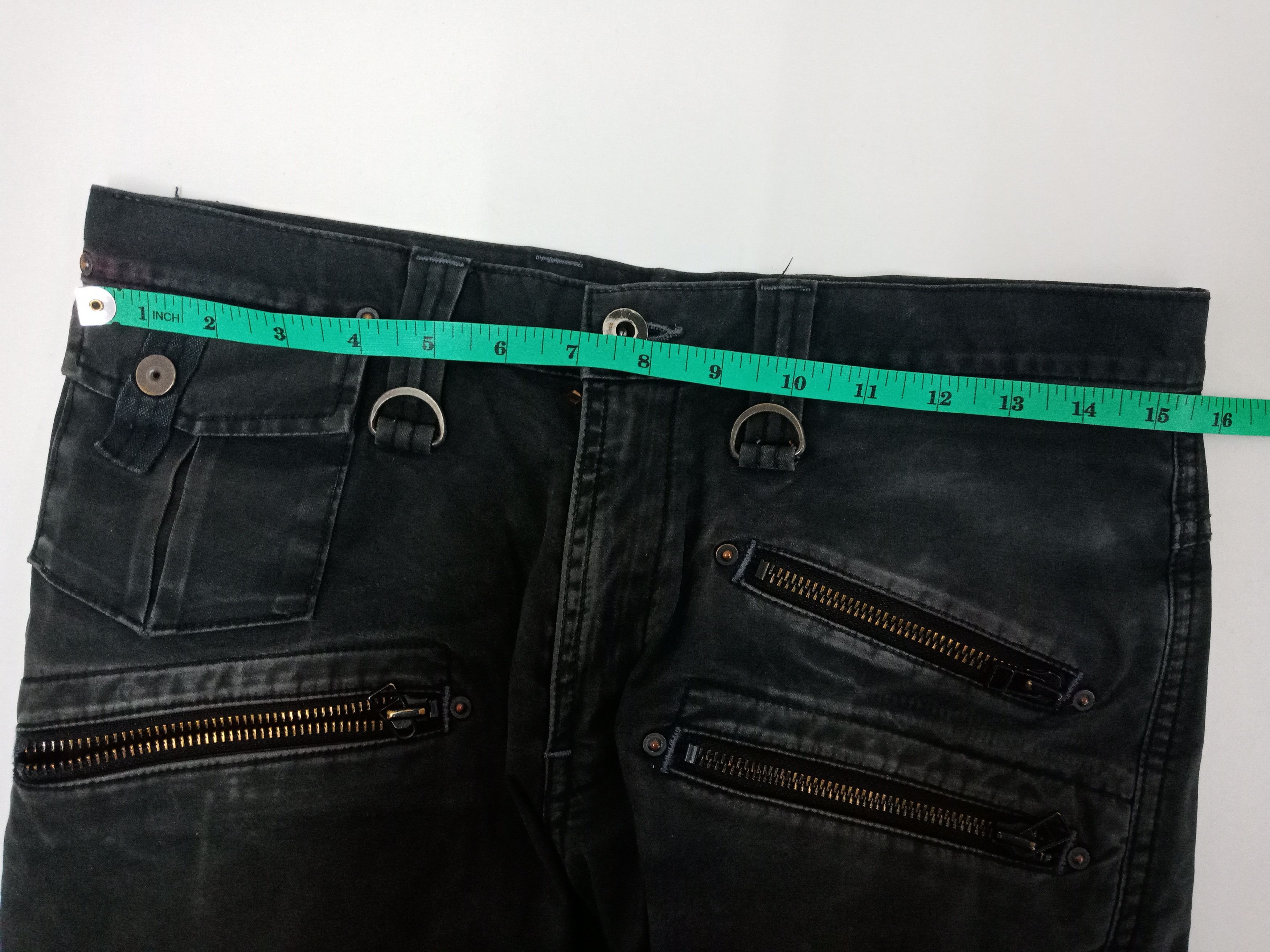 semanticdesign Blue Way Multi Zipper Washed Black Size US 31 - 8 Thumbnail