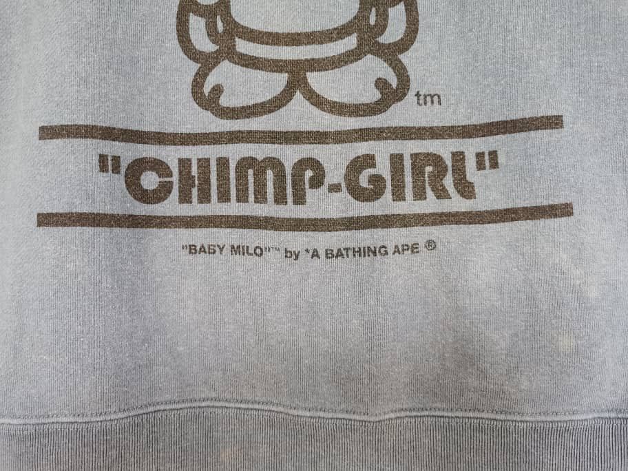 Bape Chimp - Girl Baby Milo by A Bathing Ape Sweatshirt Size US XS / EU 42 / 0 - 3 Thumbnail