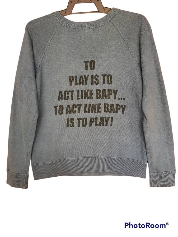 Bape Chimp - Girl Baby Milo by A Bathing Ape Sweatshirt Size US XS / EU 42 / 0 - 2 Thumbnail