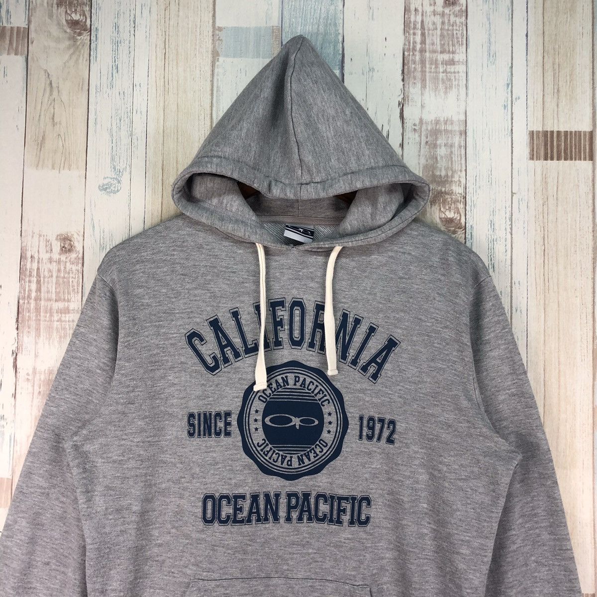 Ocean Pacific × Vintage Vintage Ocean Pacific California Hoodie Size US L / EU 52-54 / 3 - 3 Thumbnail