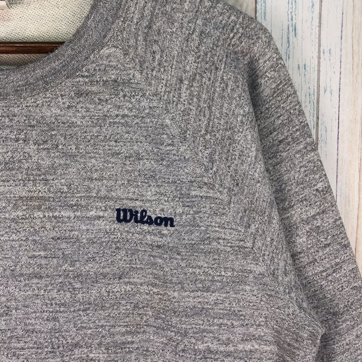 Vintage × Wilson Vintage 80s Wilson Small Logo Sweatshirt Size US L / EU 52-54 / 3 - 5 Thumbnail