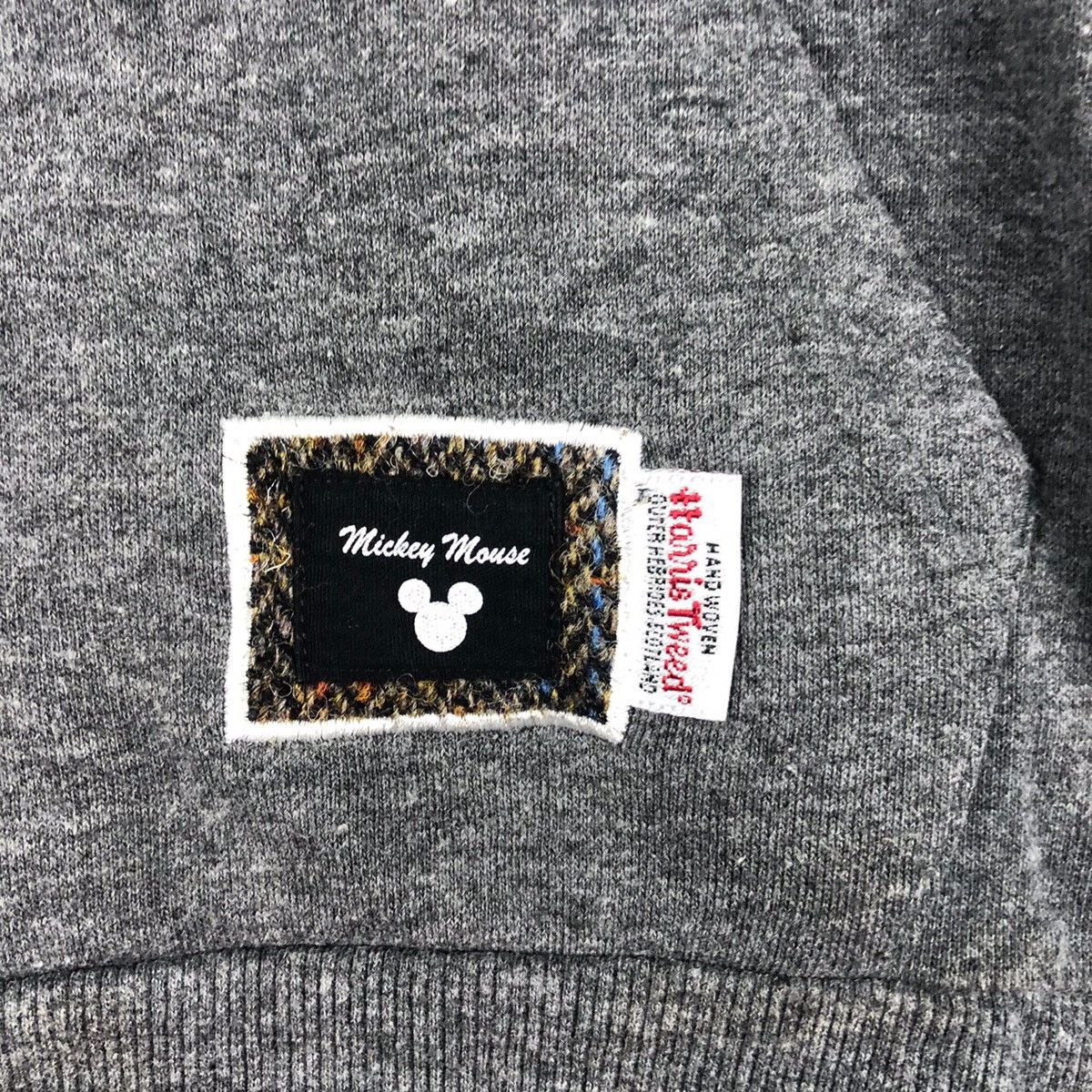 Harris Tweed × Mickey Mouse × Vintage Vintage Mickey Mouse X Haris Tweed Hoodie Size US L / EU 52-54 / 3 - 6 Thumbnail
