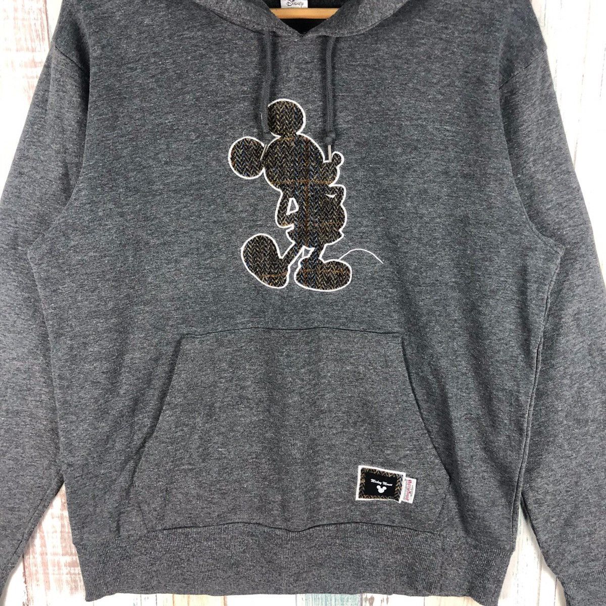 Harris Tweed × Mickey Mouse × Vintage Vintage Mickey Mouse X Haris Tweed Hoodie Size US L / EU 52-54 / 3 - 5 Thumbnail