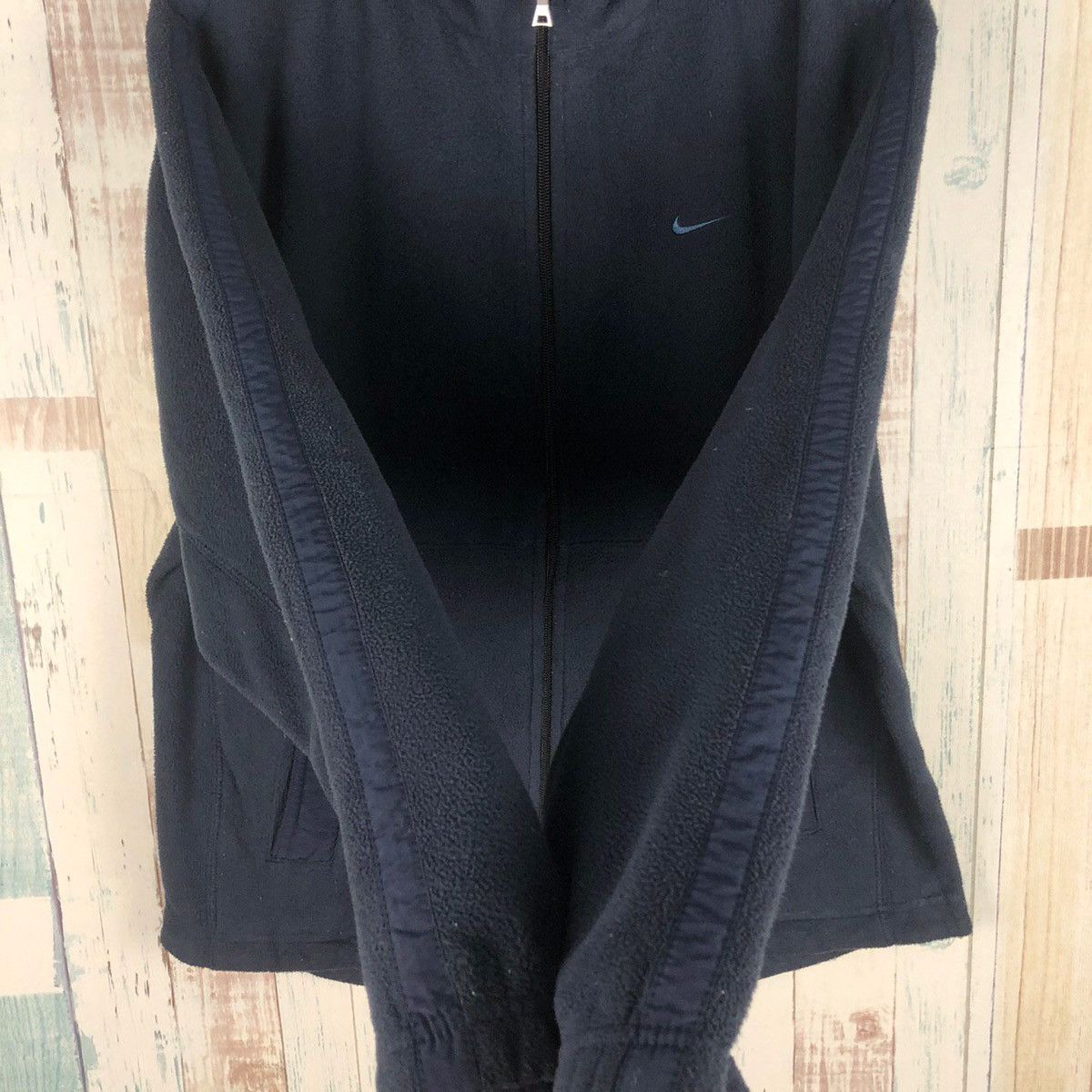 Nike × Vintage Vintage Nike Small Logo Fleece Zip Up Size US M / EU 48-50 / 2 - 3 Thumbnail