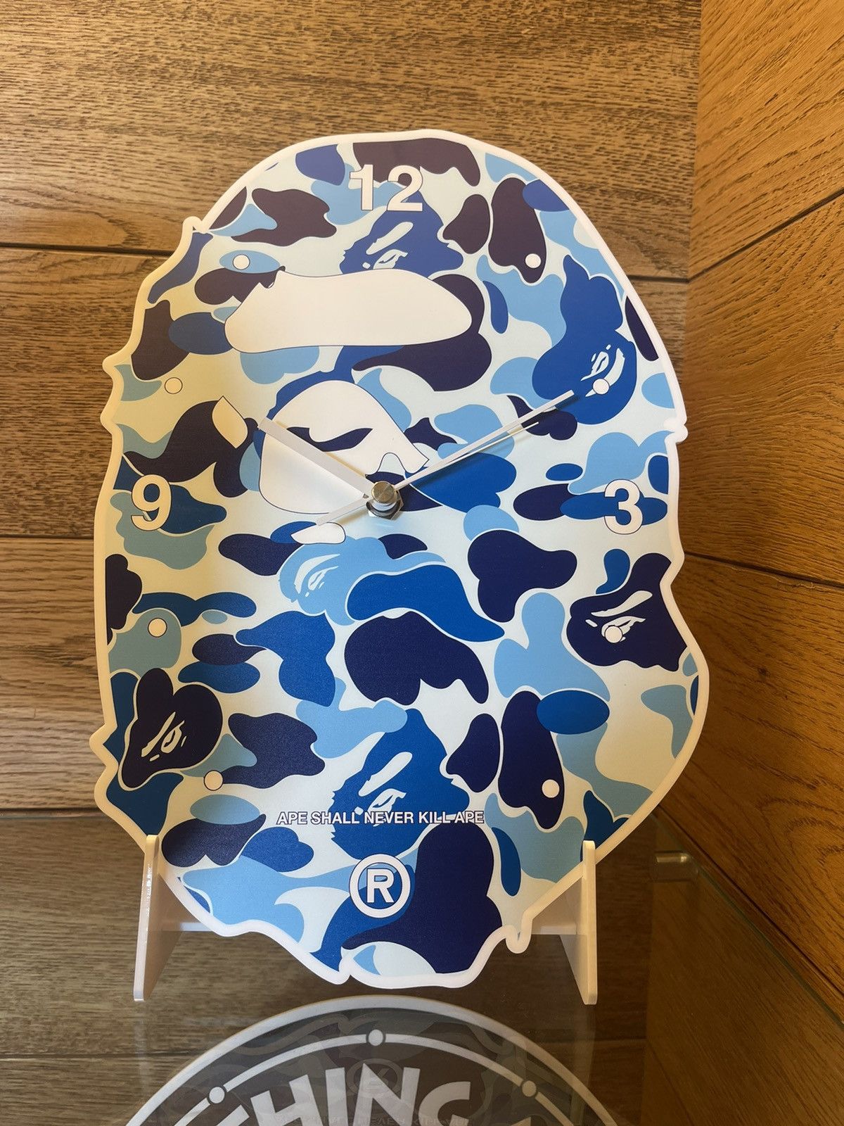 Bape ABC CAMO APE HEAD WALL CLOCK MENS | Grailed