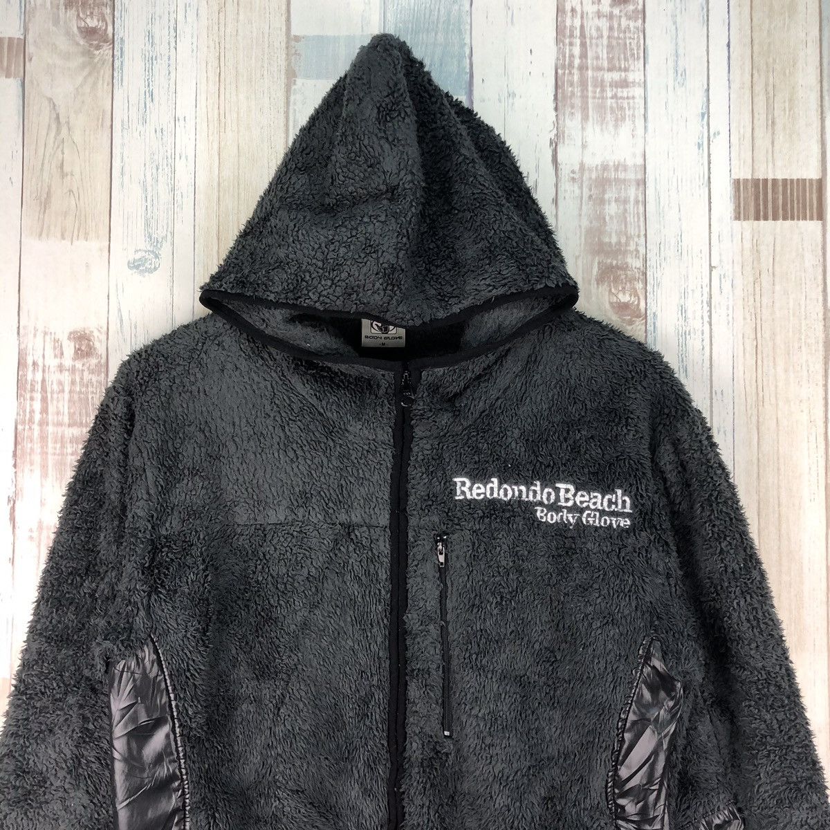 Body Glove × Vintage Vintage Body Glove Sherpa Hoodie Zip Up Size US M / EU 48-50 / 2 - 3 Thumbnail