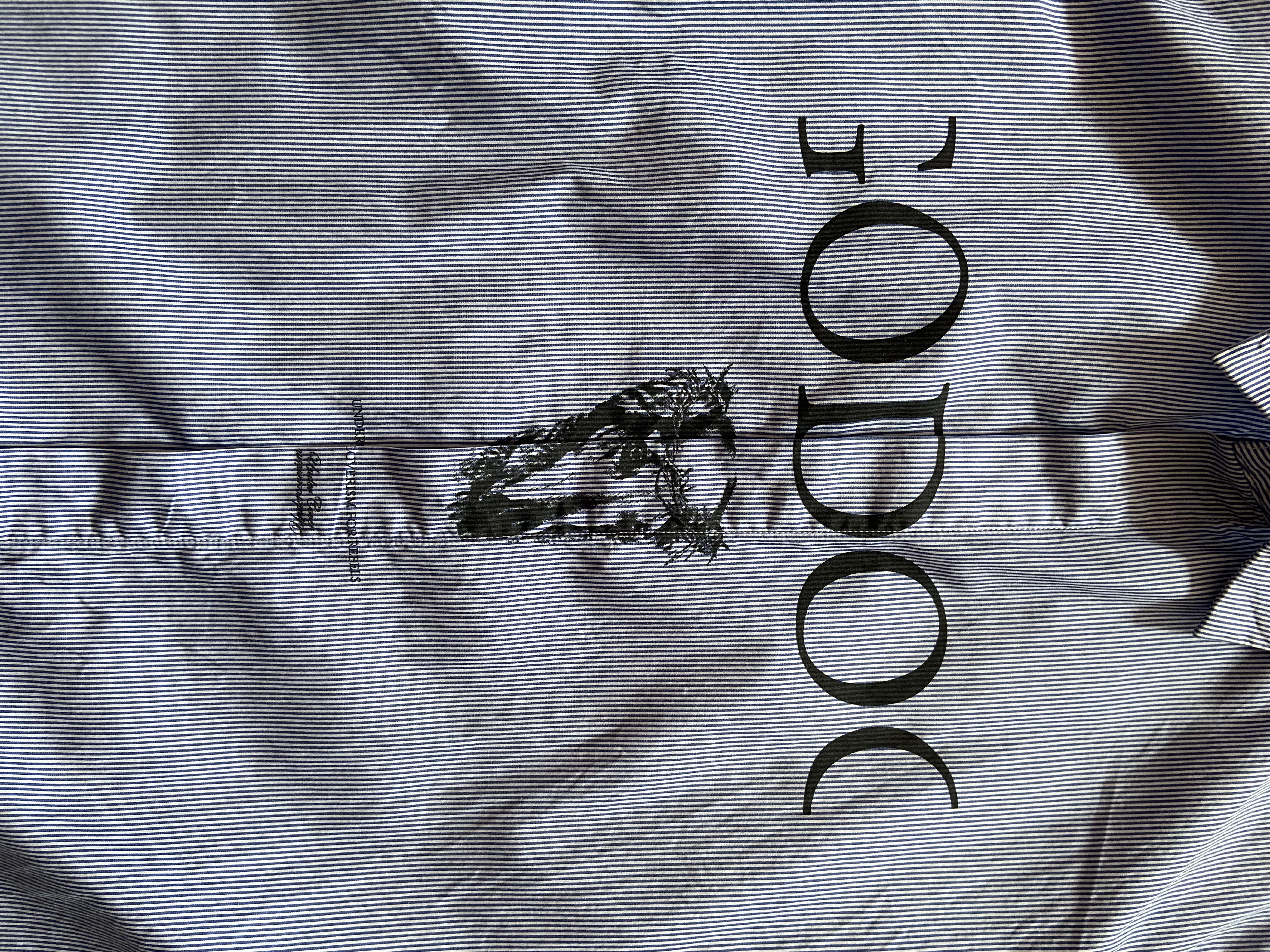 Undercover Undercover 14SS GODOG STRIPE SHIRT Size US S / EU 44-46 / 1 - 3 Thumbnail
