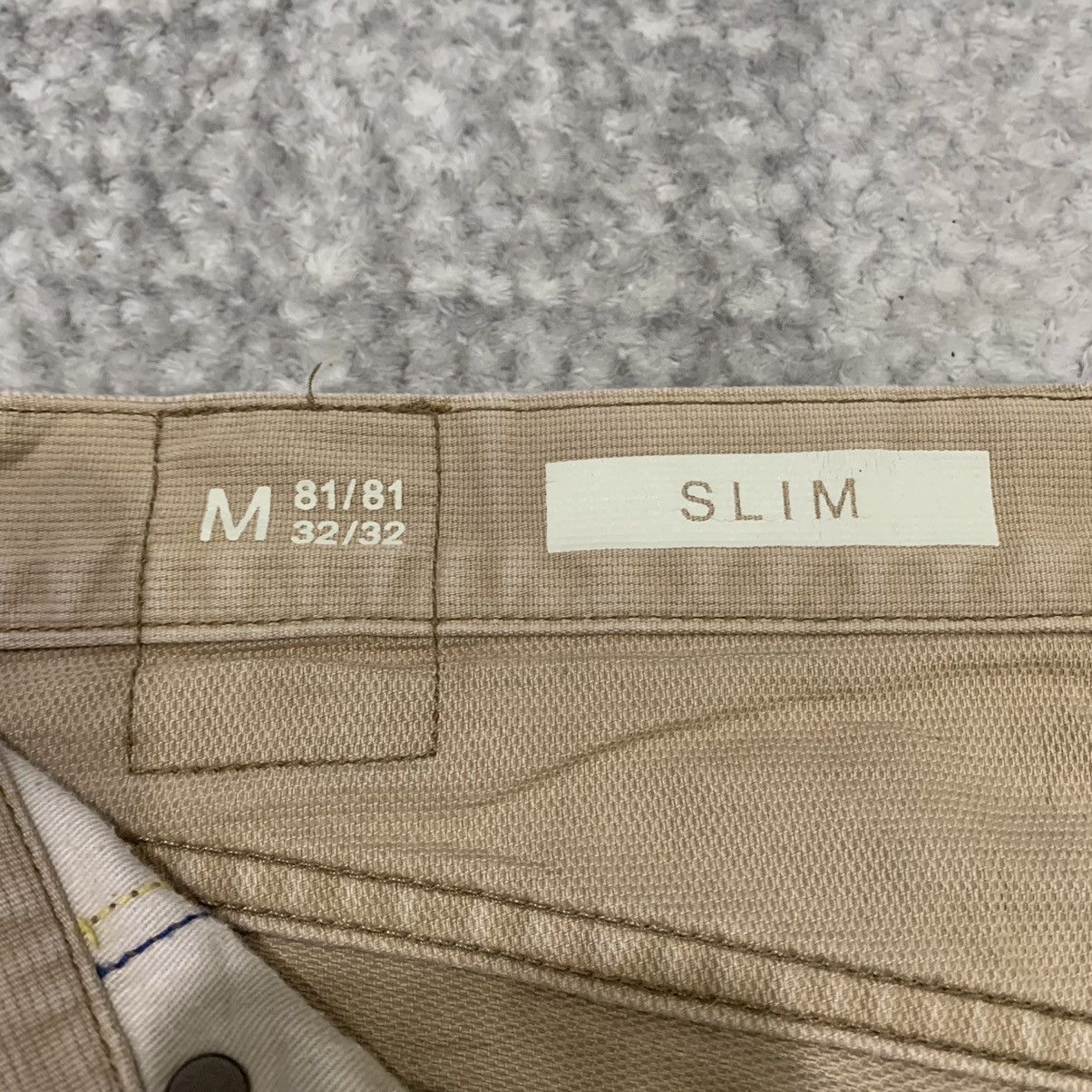 Gap × Japanese Brand GAP 1969 32x32 Vintage 80s Slimfit Beige Casual Denim Jeans Size US 32 / EU 48 - 18 Thumbnail