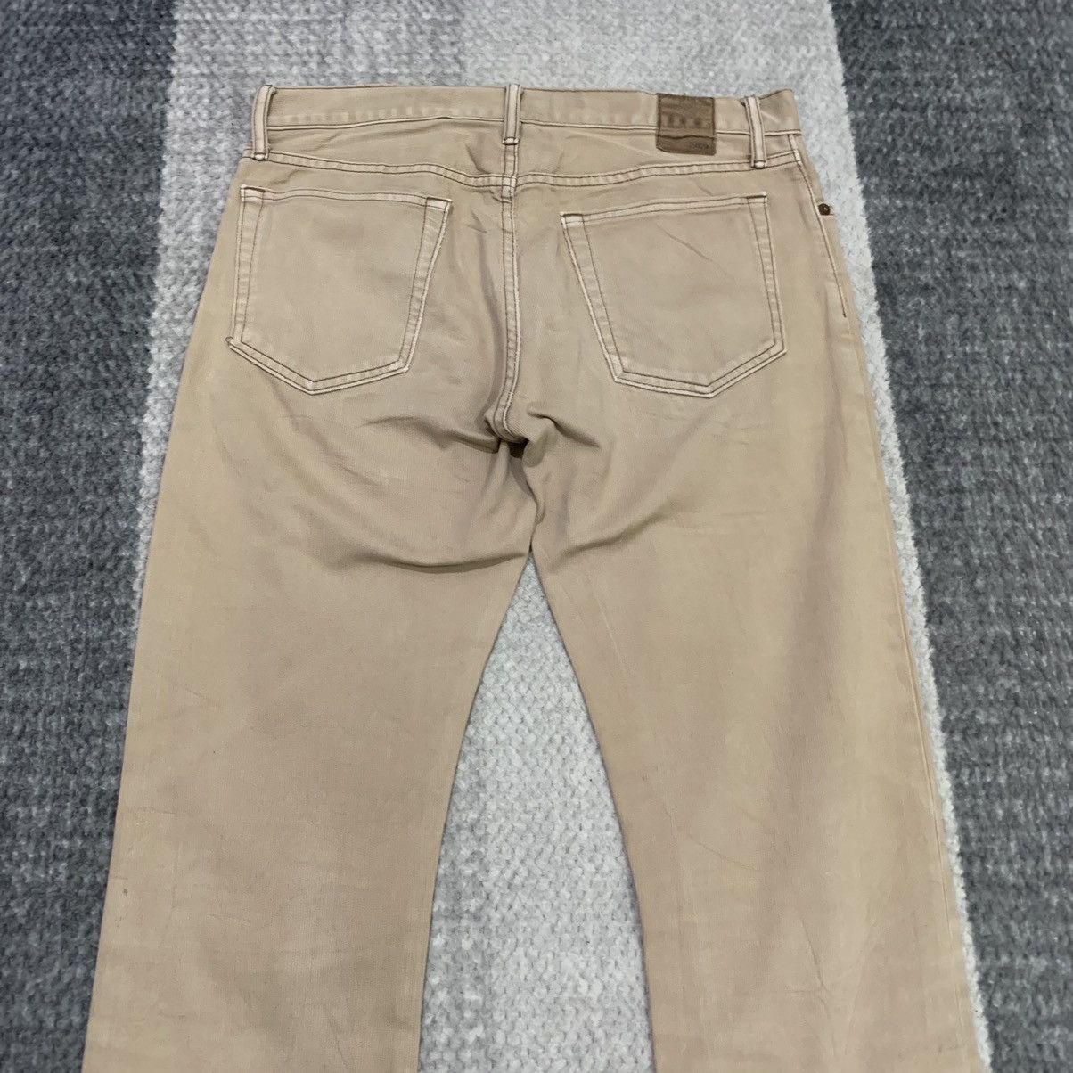 Gap × Japanese Brand GAP 1969 32x32 Vintage 80s Slimfit Beige Casual Denim Jeans Size US 32 / EU 48 - 10 Thumbnail