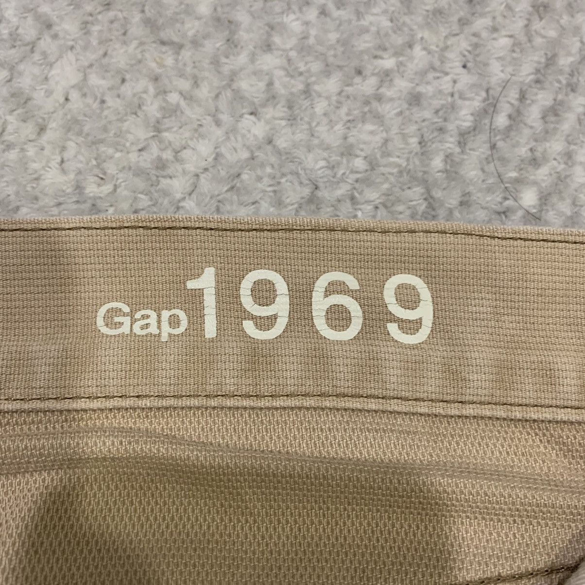 Gap × Japanese Brand GAP 1969 32x32 Vintage 80s Slimfit Beige Casual Denim Jeans Size US 32 / EU 48 - 19 Thumbnail